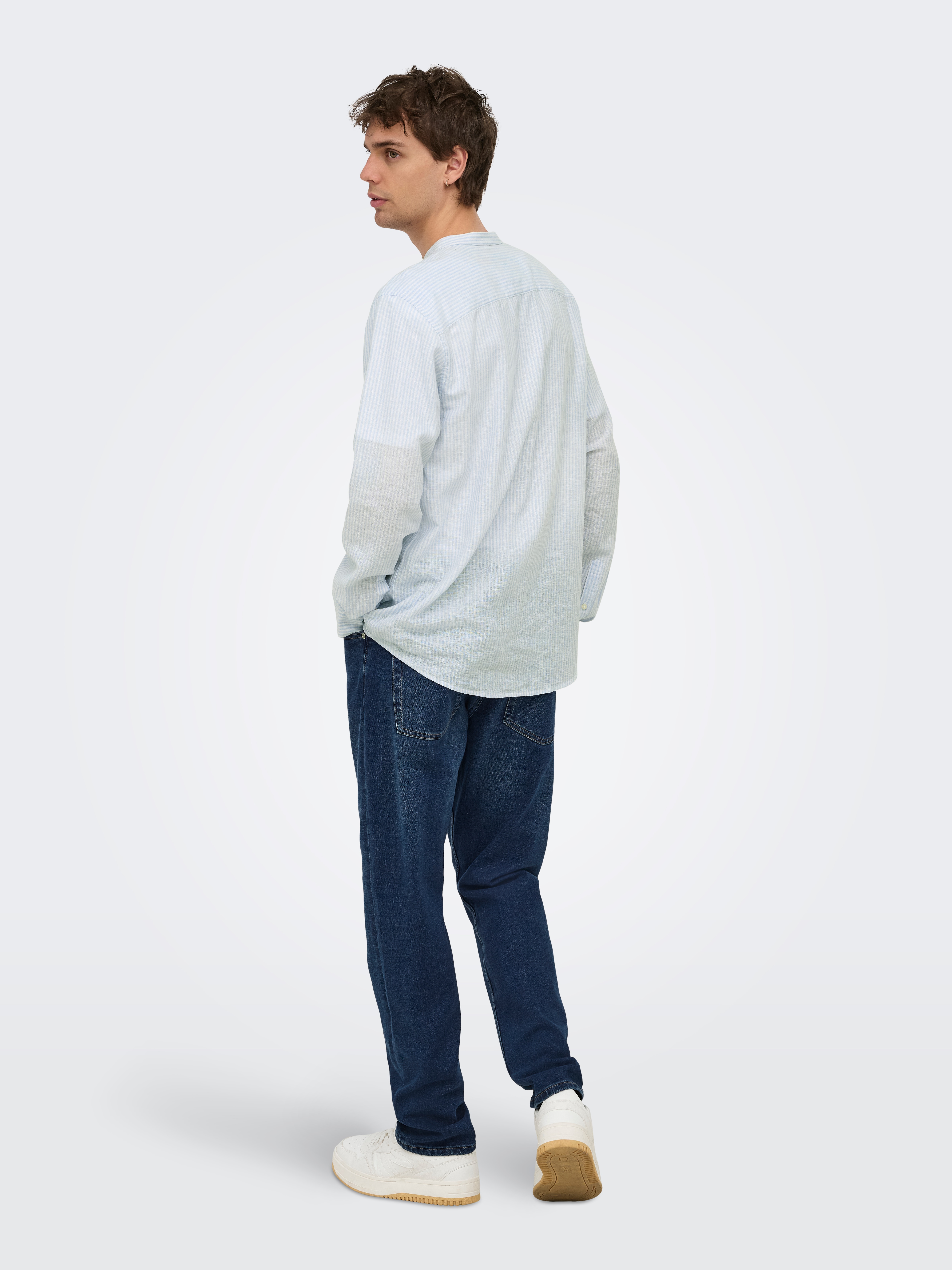 Pantalón vaquero de hombre regular fit - Only & Sons - Azul Azul-3