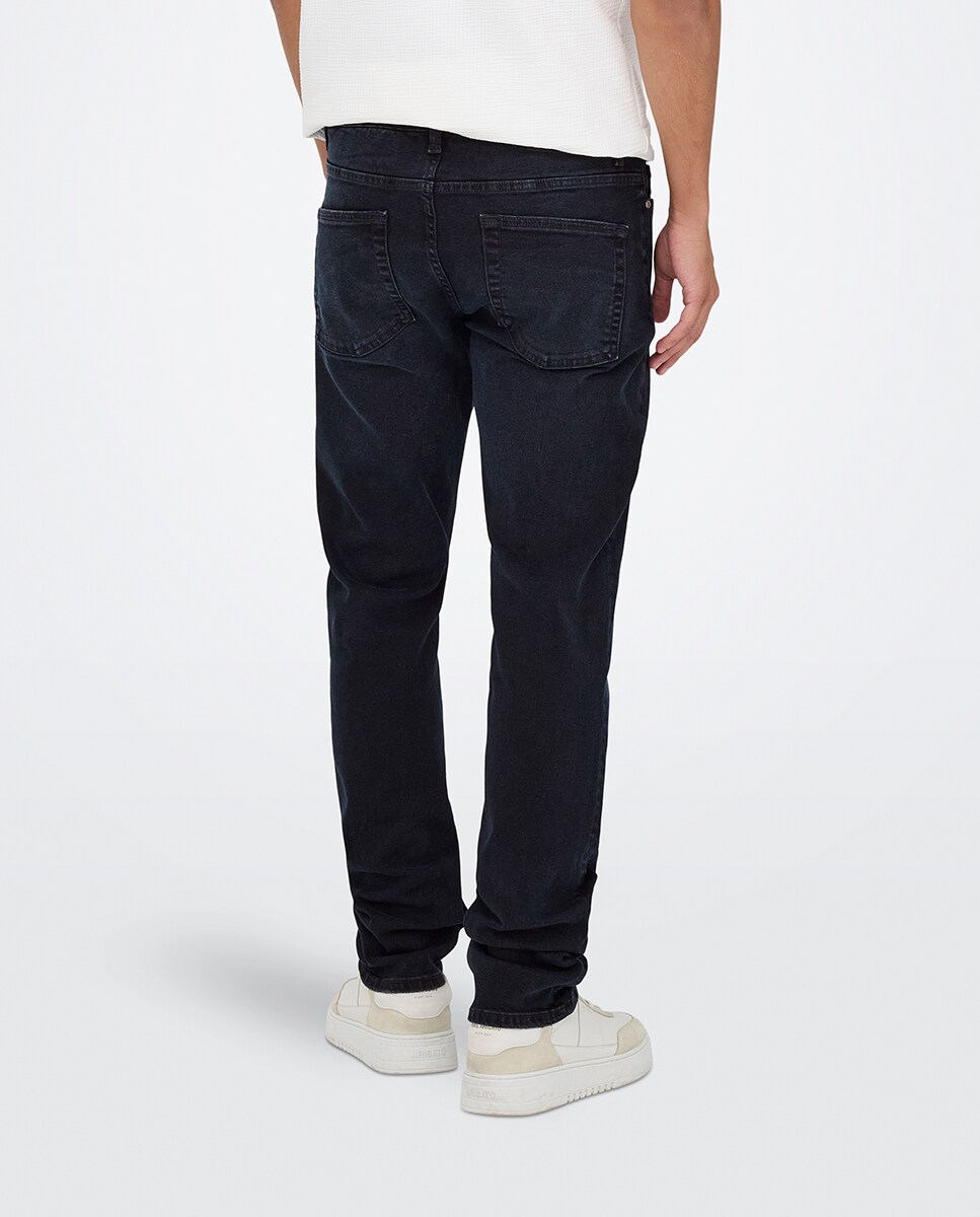 Jeans Slim Fit Azul-3