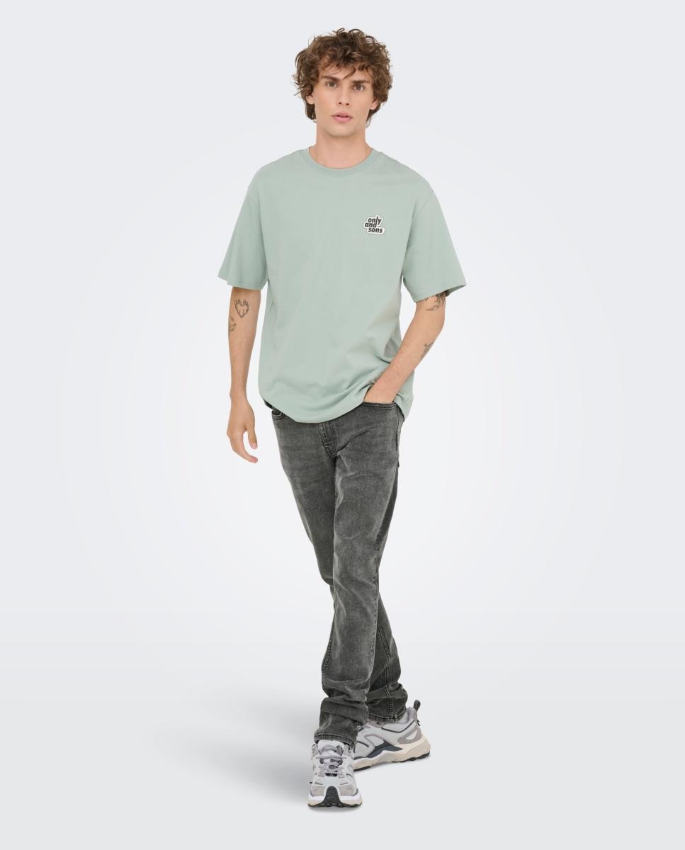 Imagen 1 de Pantalón vaquero de hombre slim fit. - Only & Sons - Gris Gris