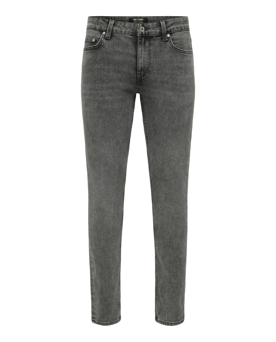 Imagen 6 de Pantalón vaquero de hombre slim fit. - Only & Sons - Gris Gris