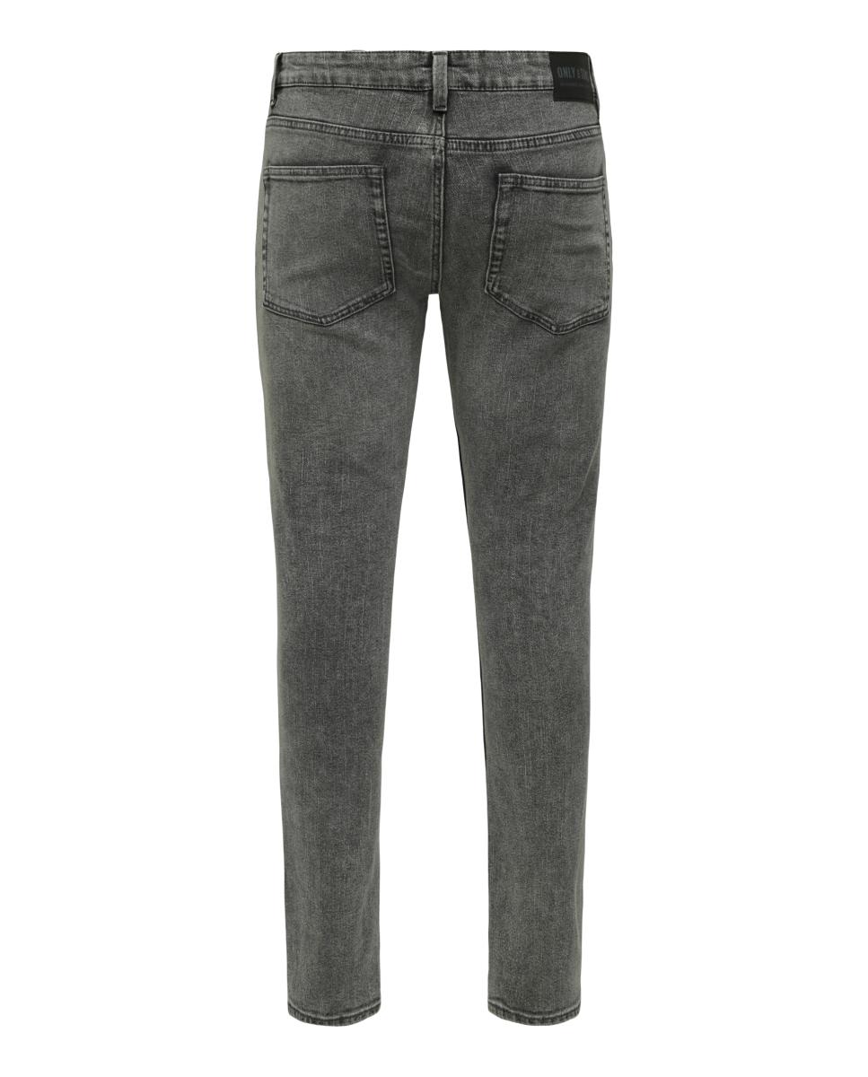 Imagen 7 de Pantalón vaquero de hombre slim fit. - Only & Sons - Gris Gris