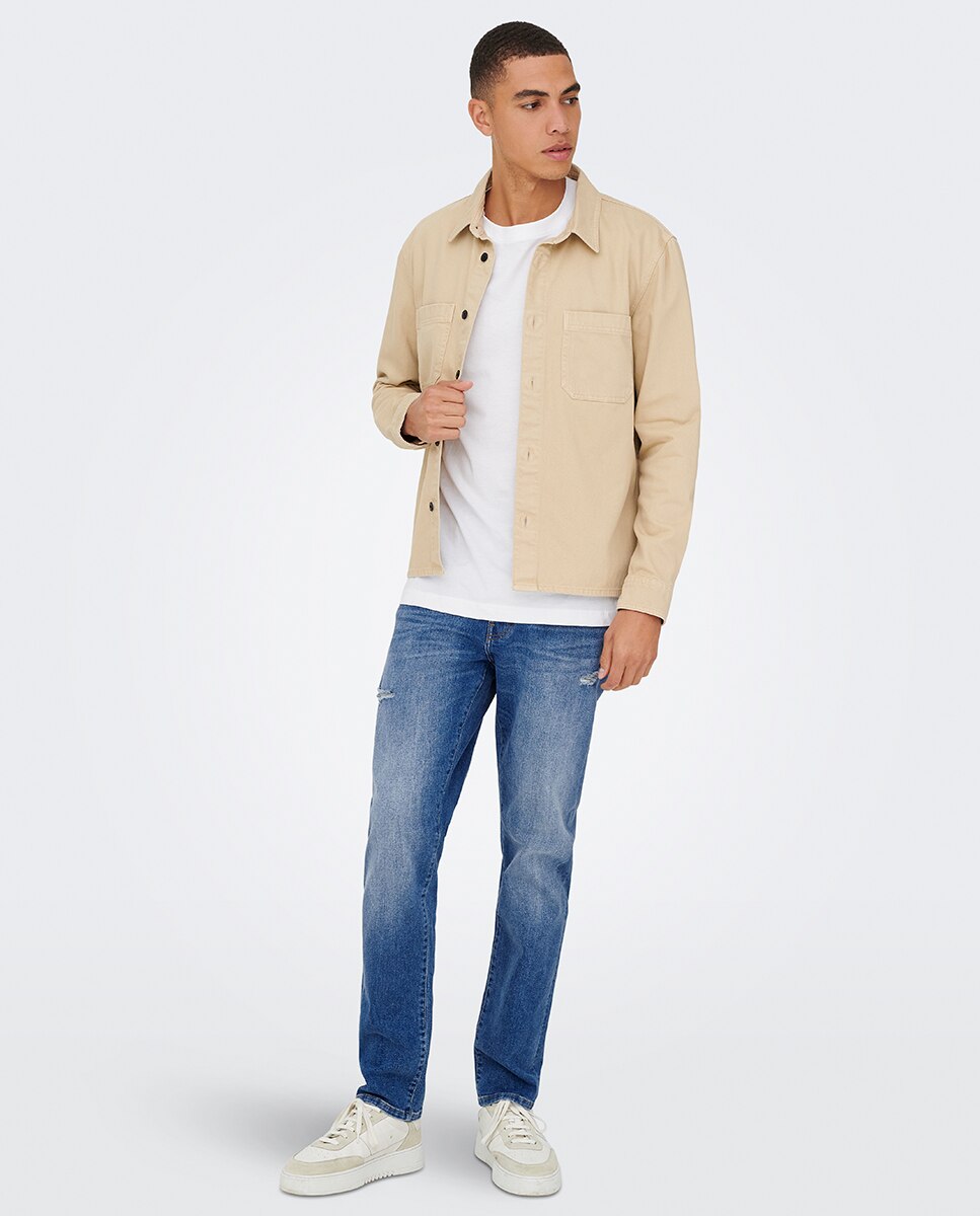 Jeans Regular Fit Azul-1