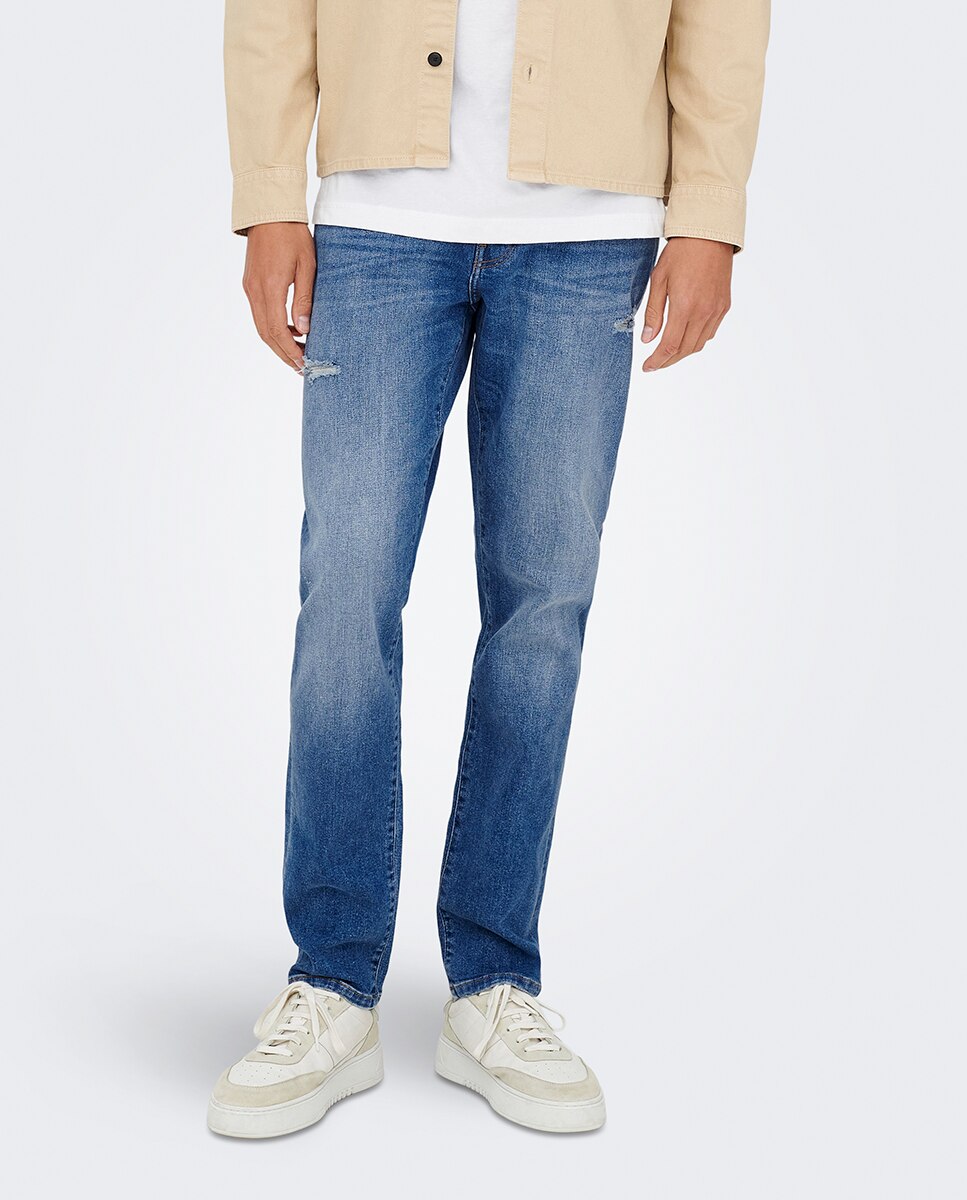 Jeans Regular Fit Azul-2