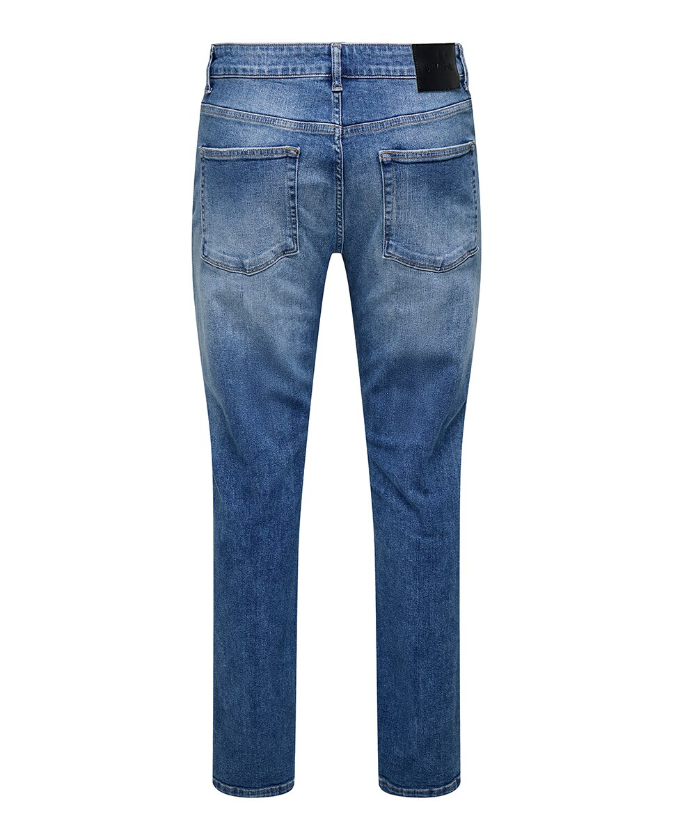 Jeans Regular Fit Azul-5