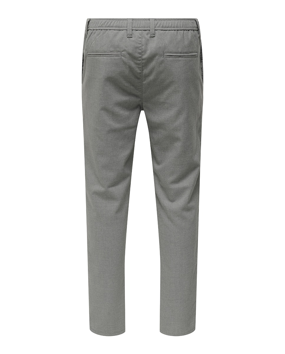 Calças Regular Fit Cinzento-claro-7