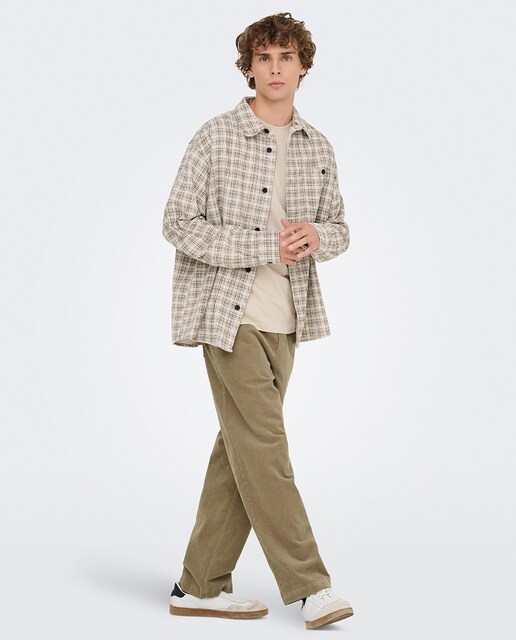 Imagem 0 de Calças de bombazina loose fit