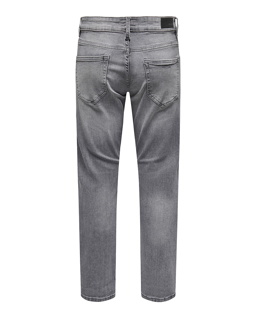 Jeans Regular Fit Cinzento-claro-2
