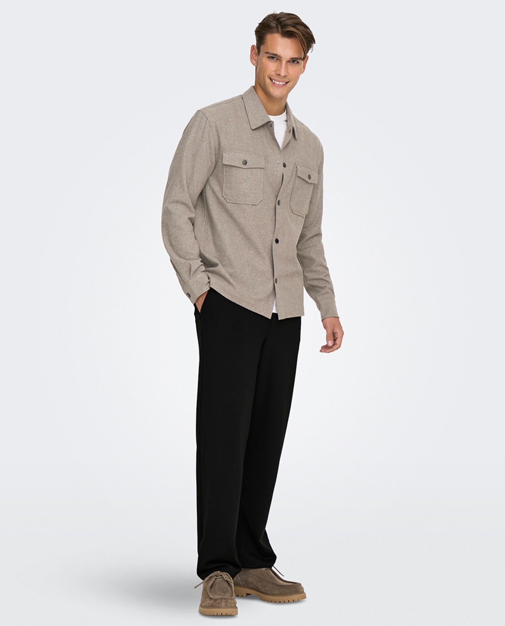 Only & Sons - Pantalón de hombre con cintura elástica. Loose fit..
