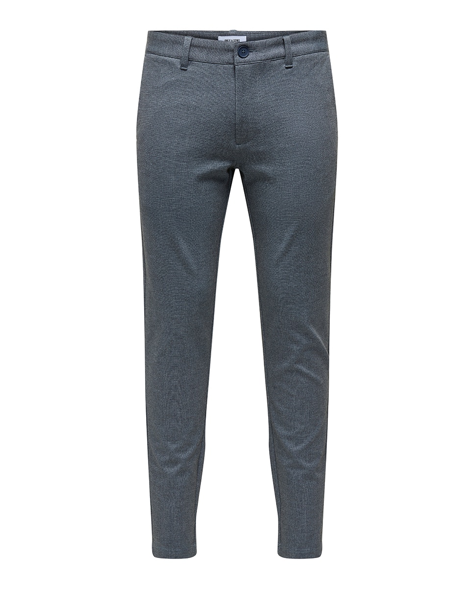 Pantalón de hombre estilo chino. Sim fit. - Only & Sons - Azul marino Azul marino-5