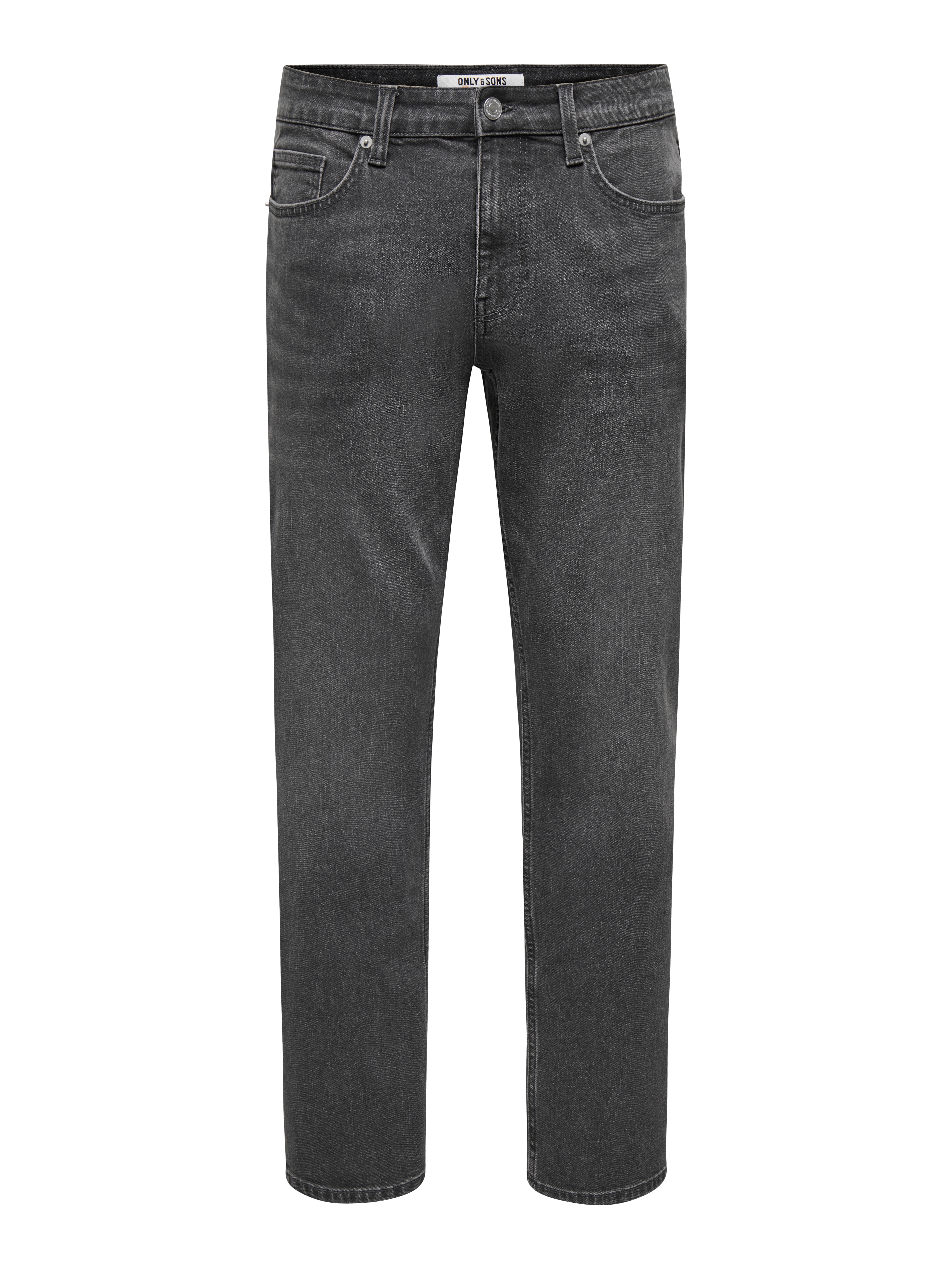 Pantalón vaquero de hombre regular fit - Only & Sons - Gris oscuro Gris oscuro-7