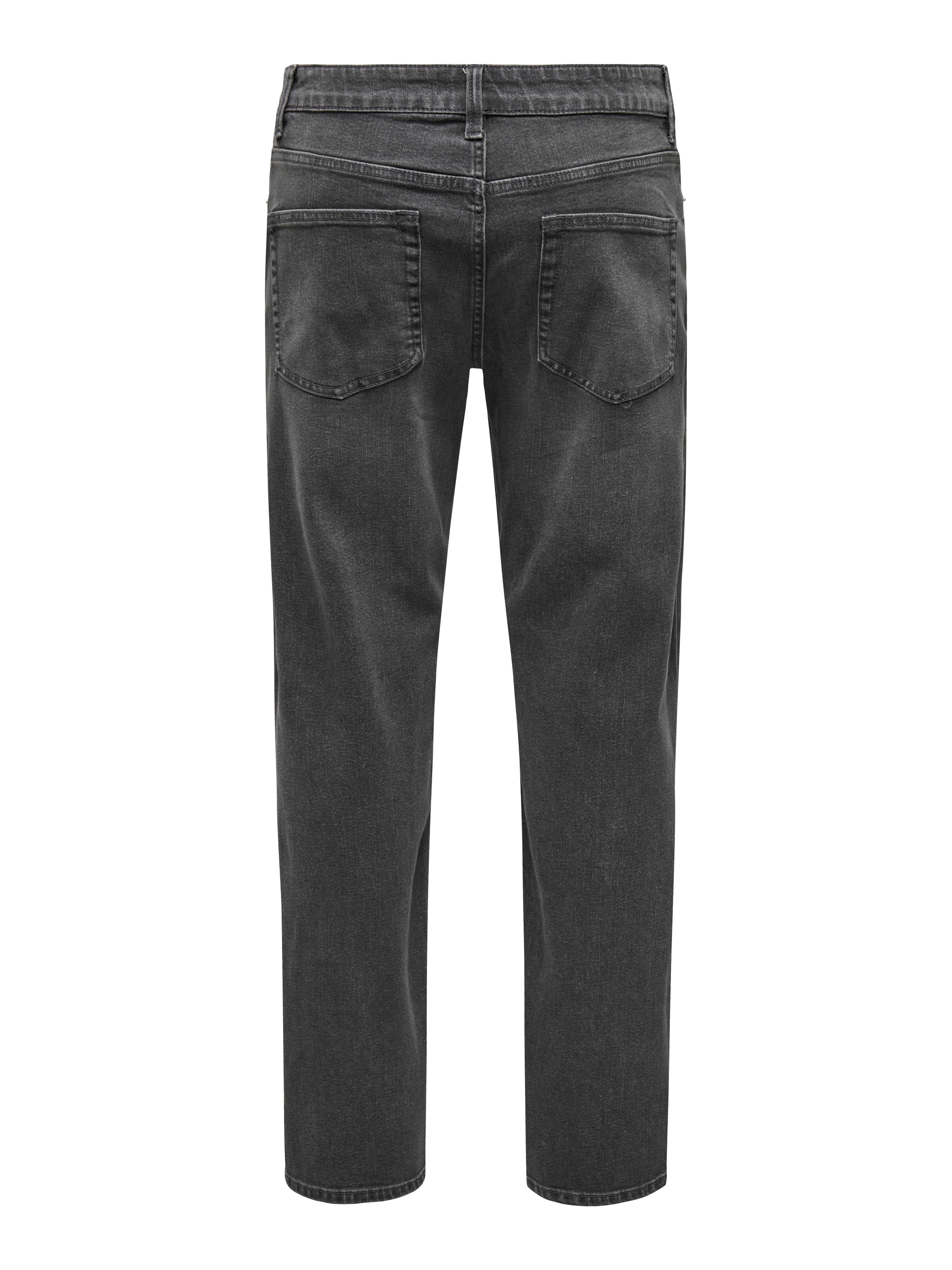 Pantalón vaquero de hombre regular fit - Only & Sons - Gris oscuro Gris oscuro-8
