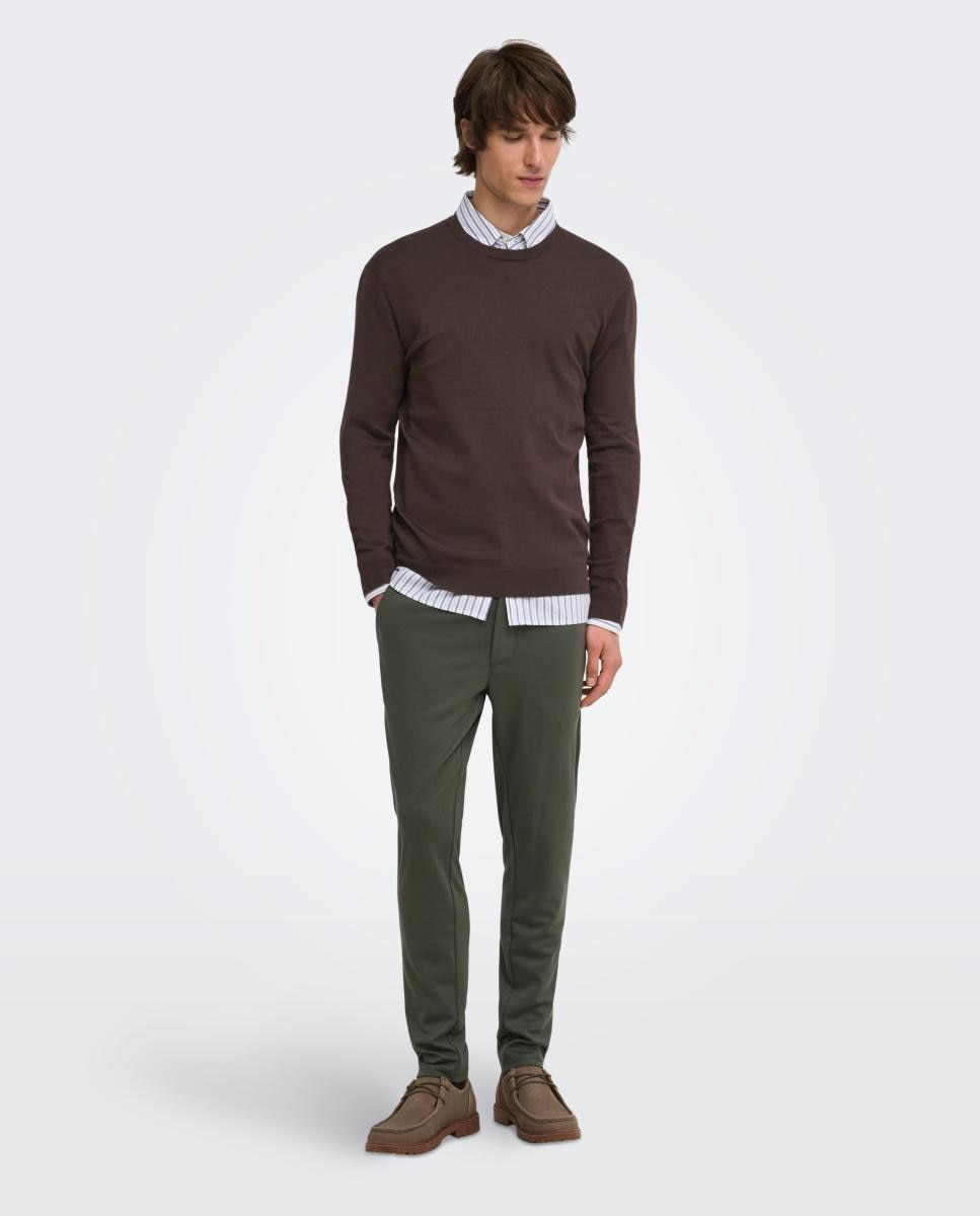 Imagem 0 de Calças Formais Slim Fit.