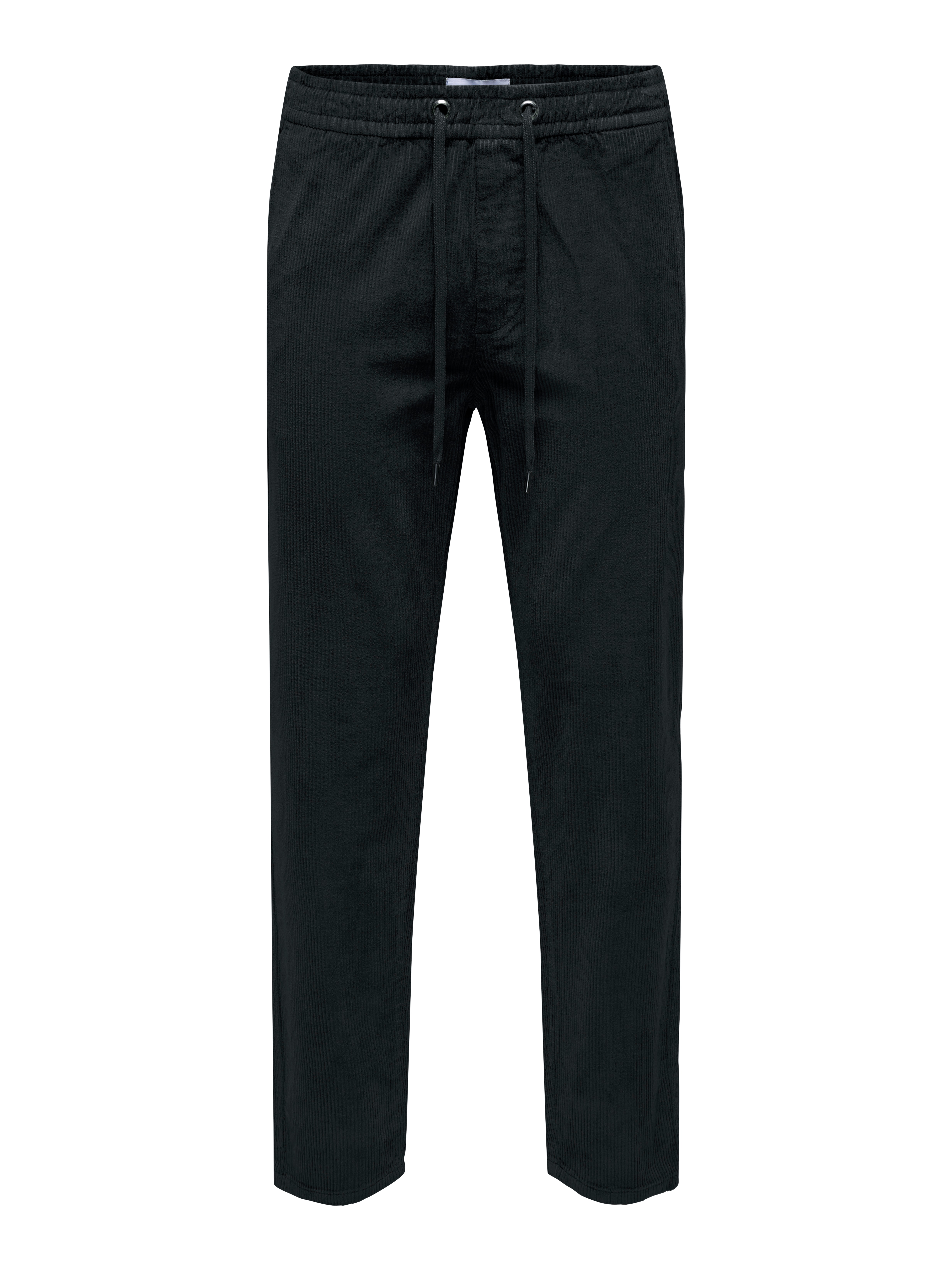 Pantalón de pana de hombre - Only & Sons - Negro Negro-5