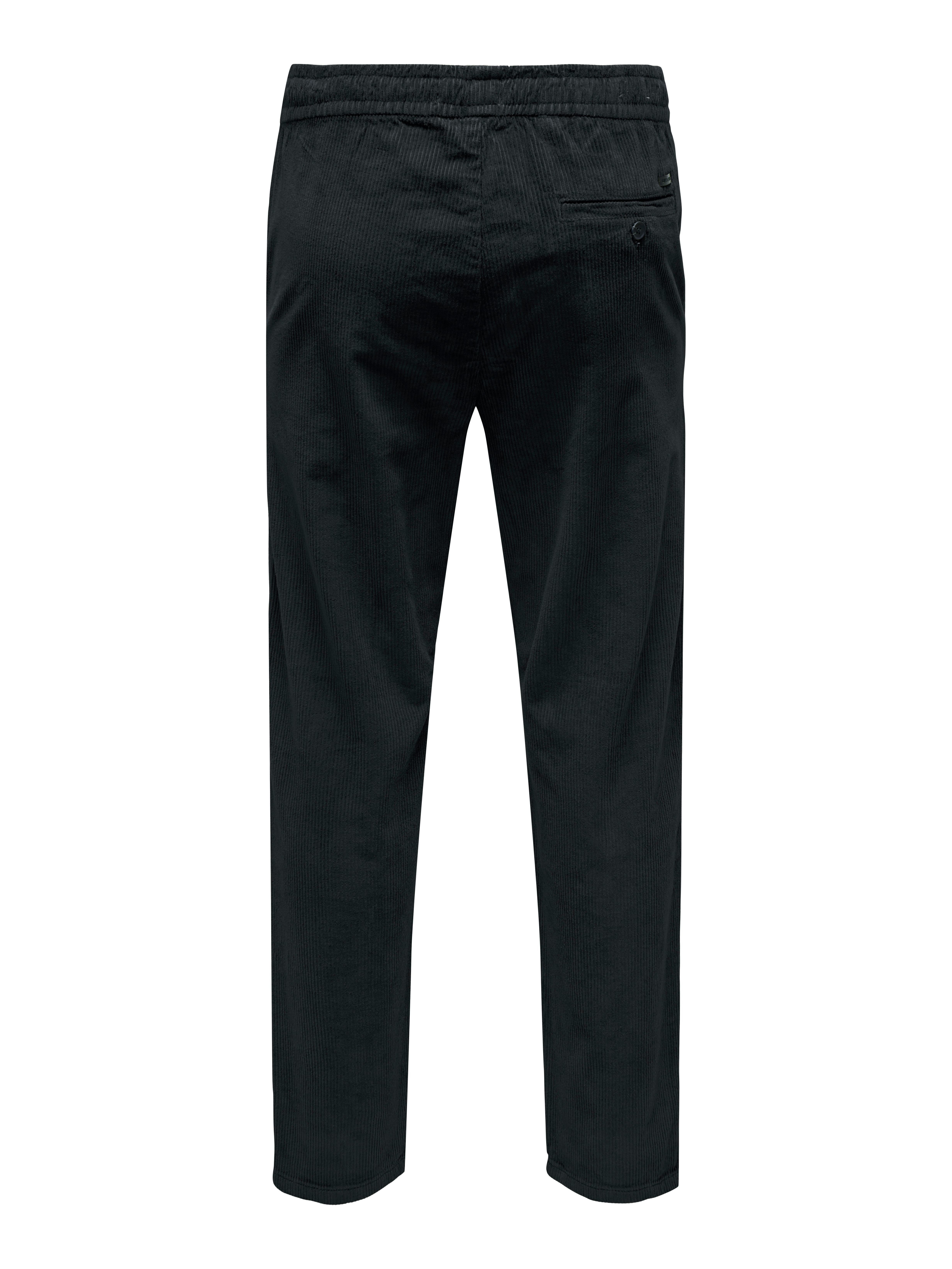 Pantalón de pana de hombre - Only & Sons - Negro Negro-6