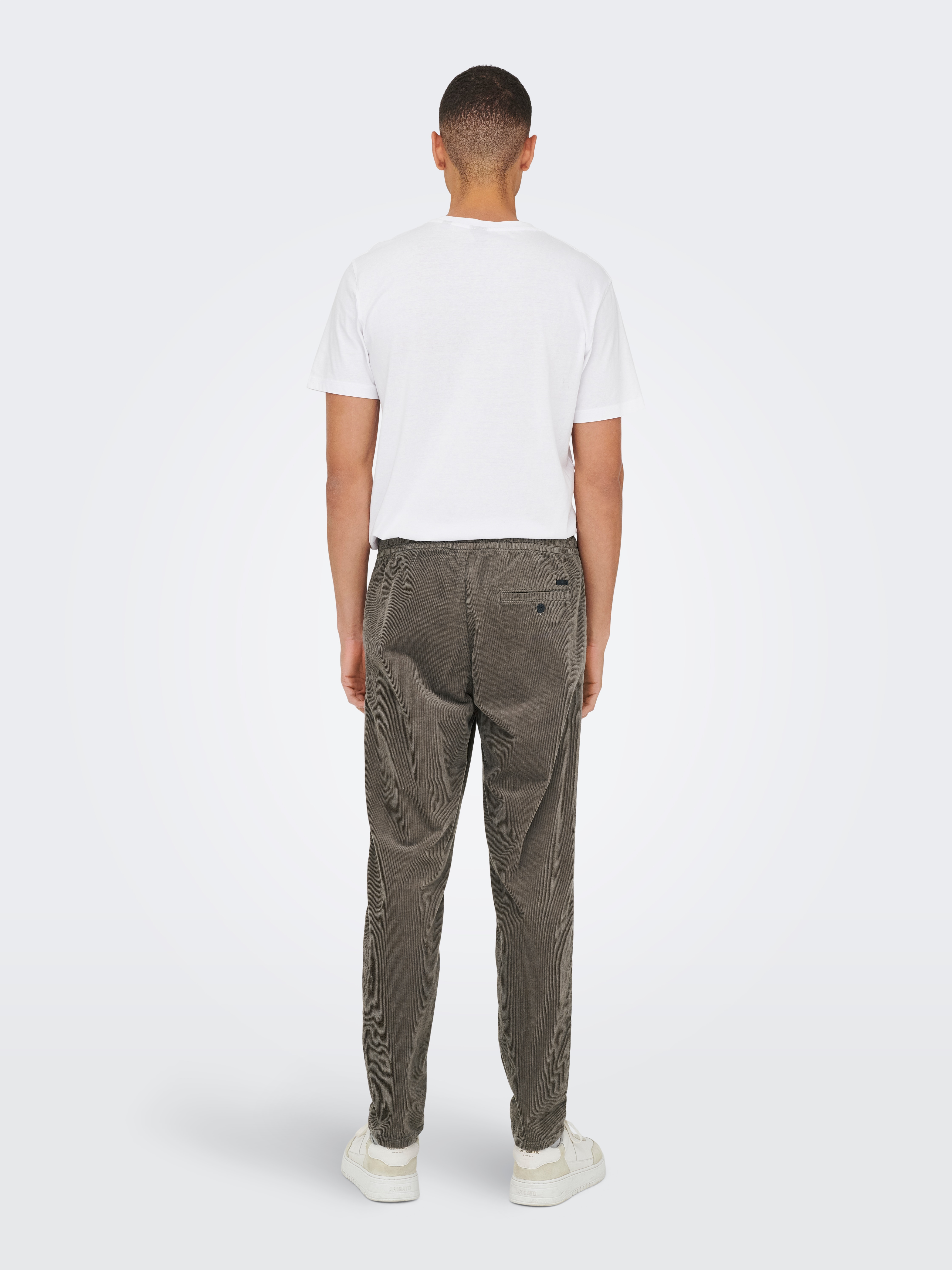 Pantalón de pana de hombre - Only & Sons - Marrón claro Marrón claro-3