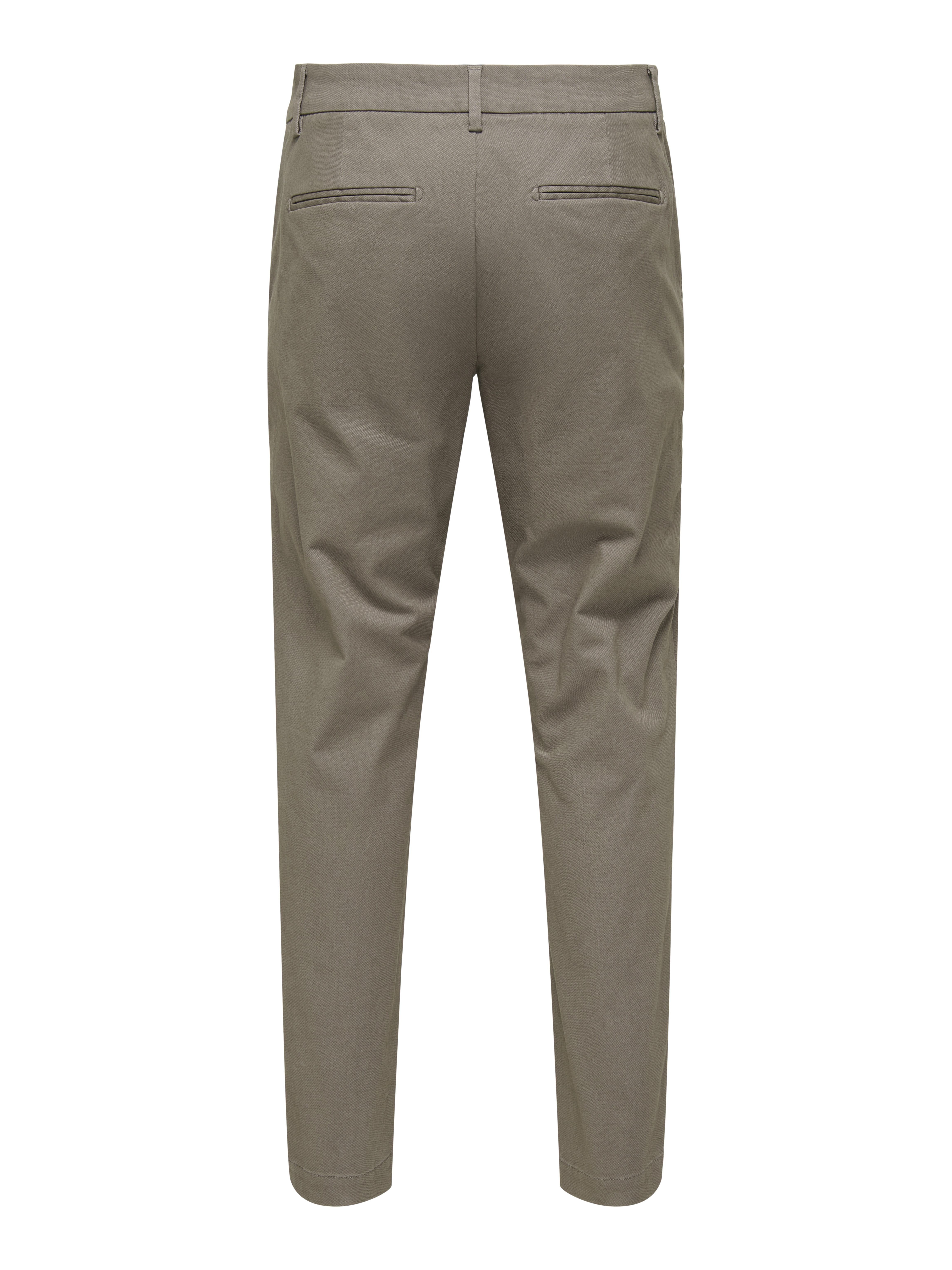 Calças Chino Slim Fit Castanho-claro-4