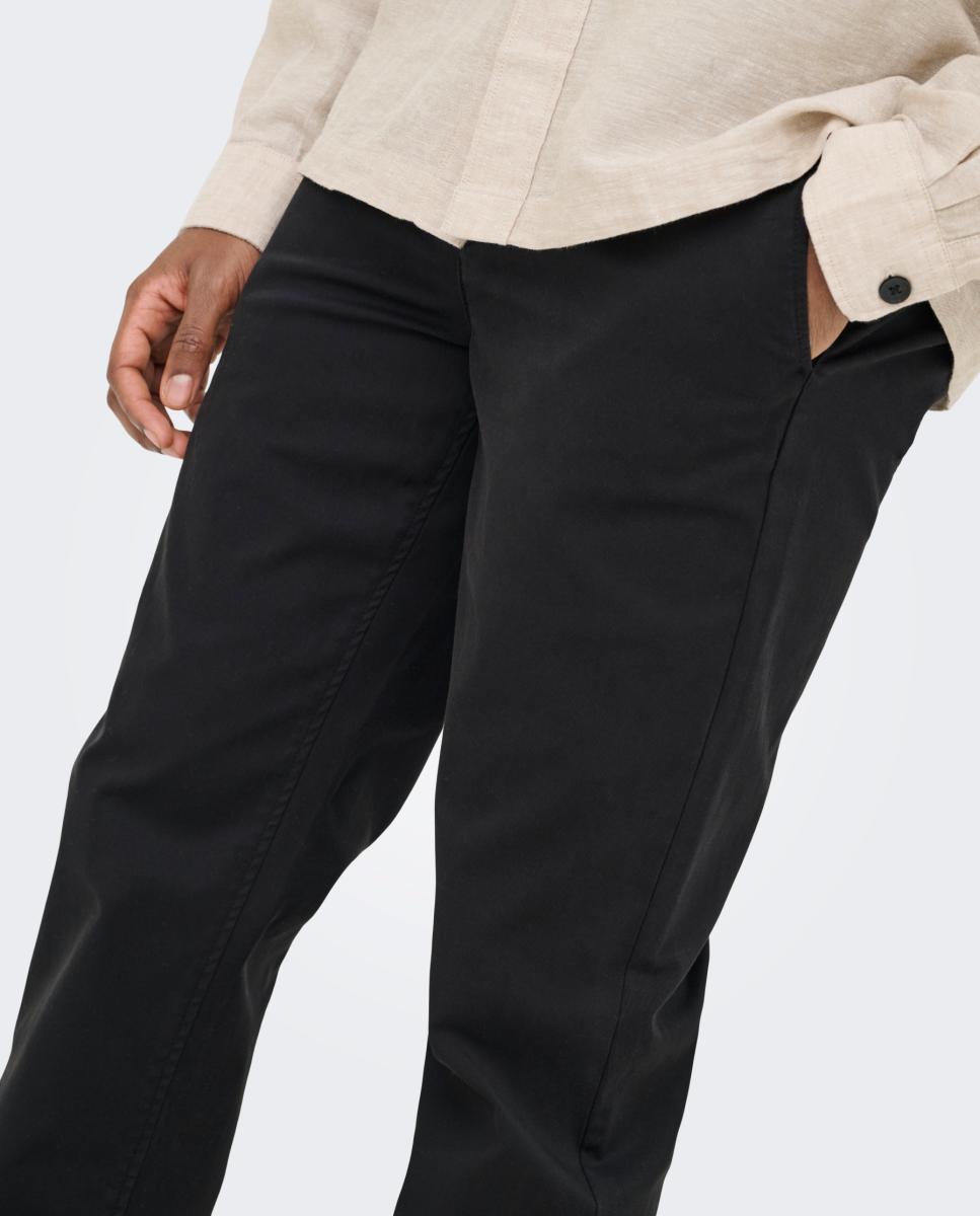 Calças Chino Regular Fit Preto-2