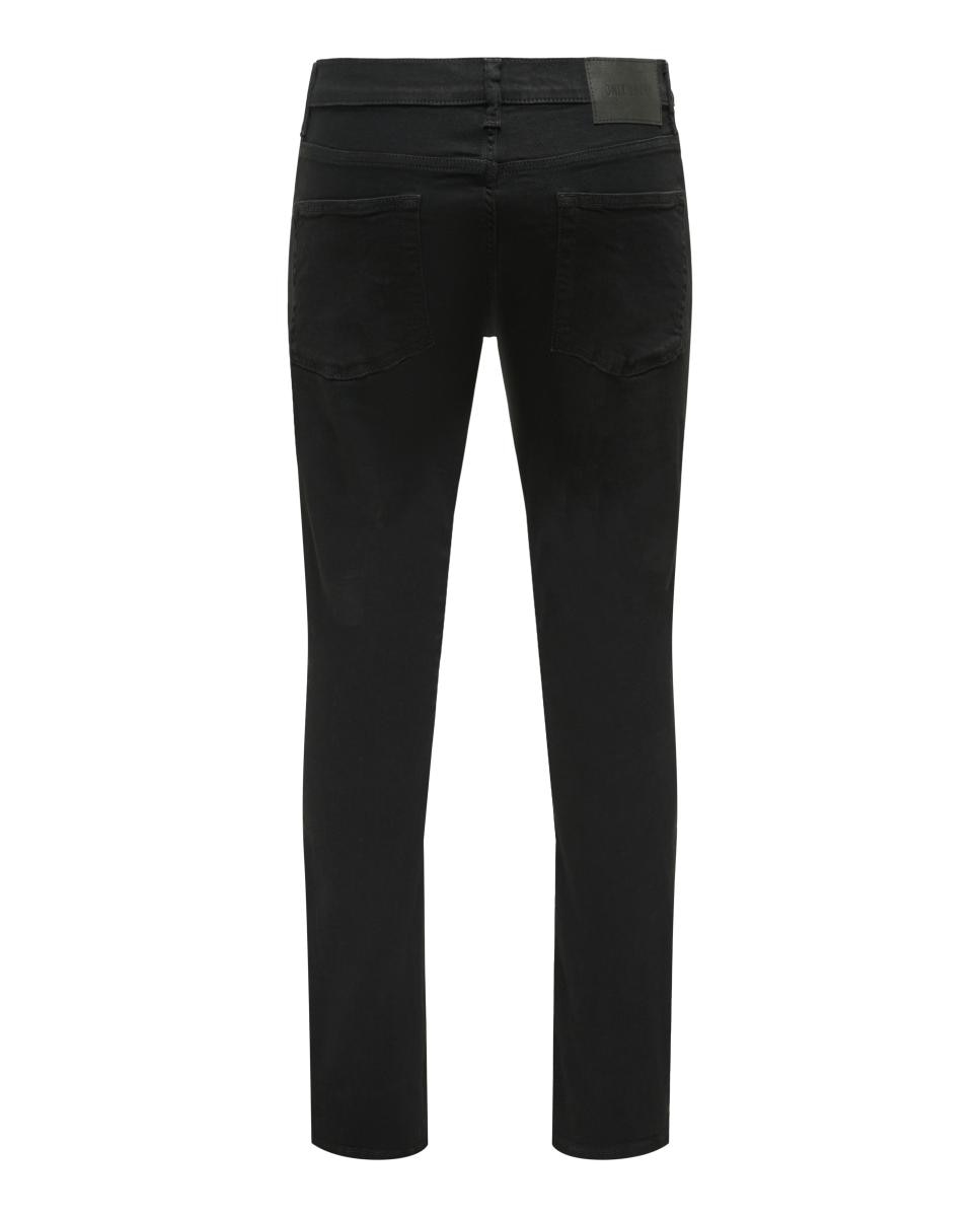 Jeans Slim Fit Preto-7