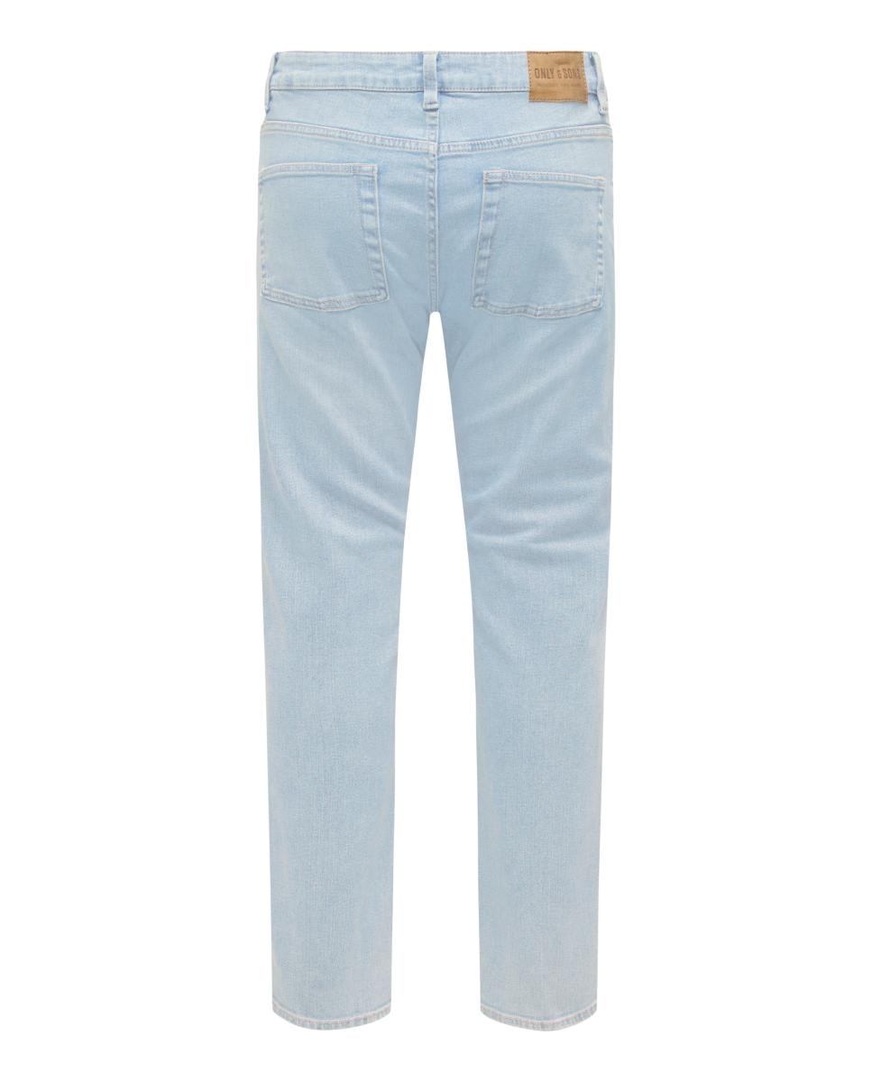 Pantalón vaquero de hombre regular fit - Only & Sons - Azul claro Azul claro-7