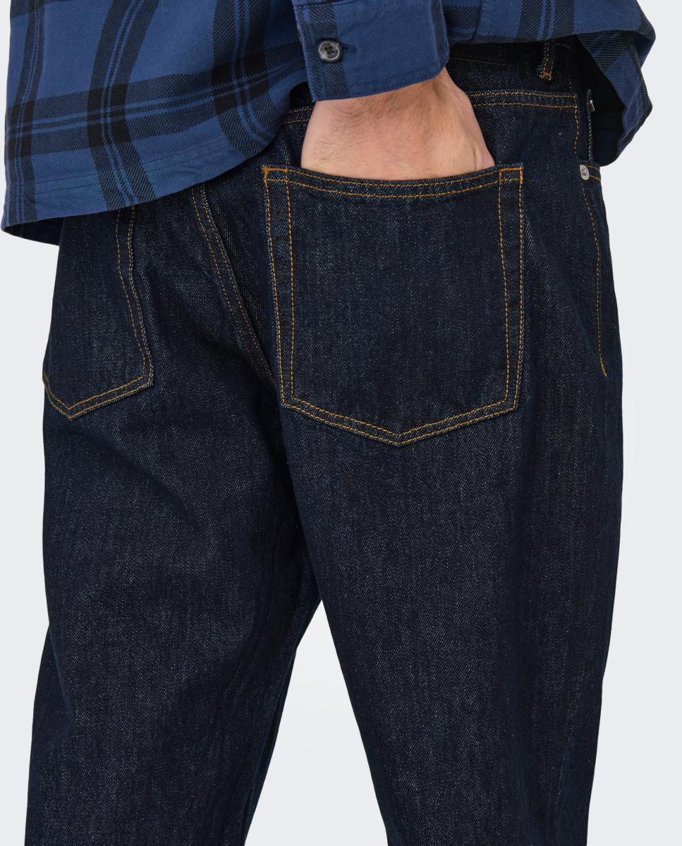 Jeans Straight Fit Azul-índigo-5