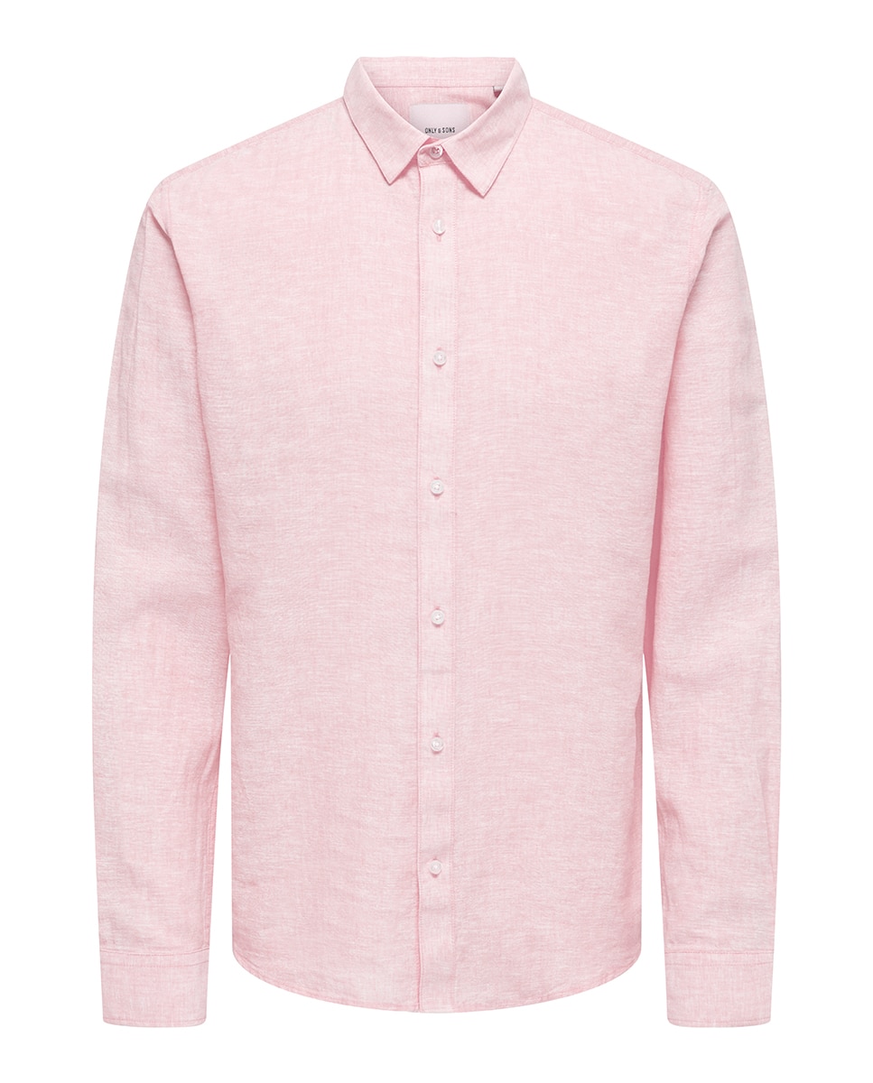 Camisa de Linho Rosa-2