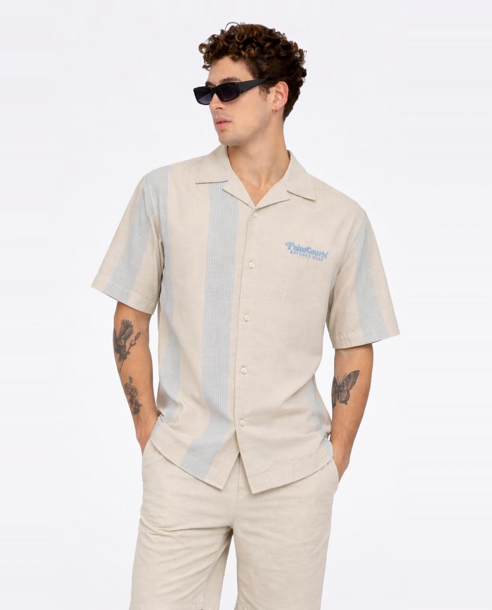 Only & Sons - Camisa de hombre de manga corta y detalle frontal.