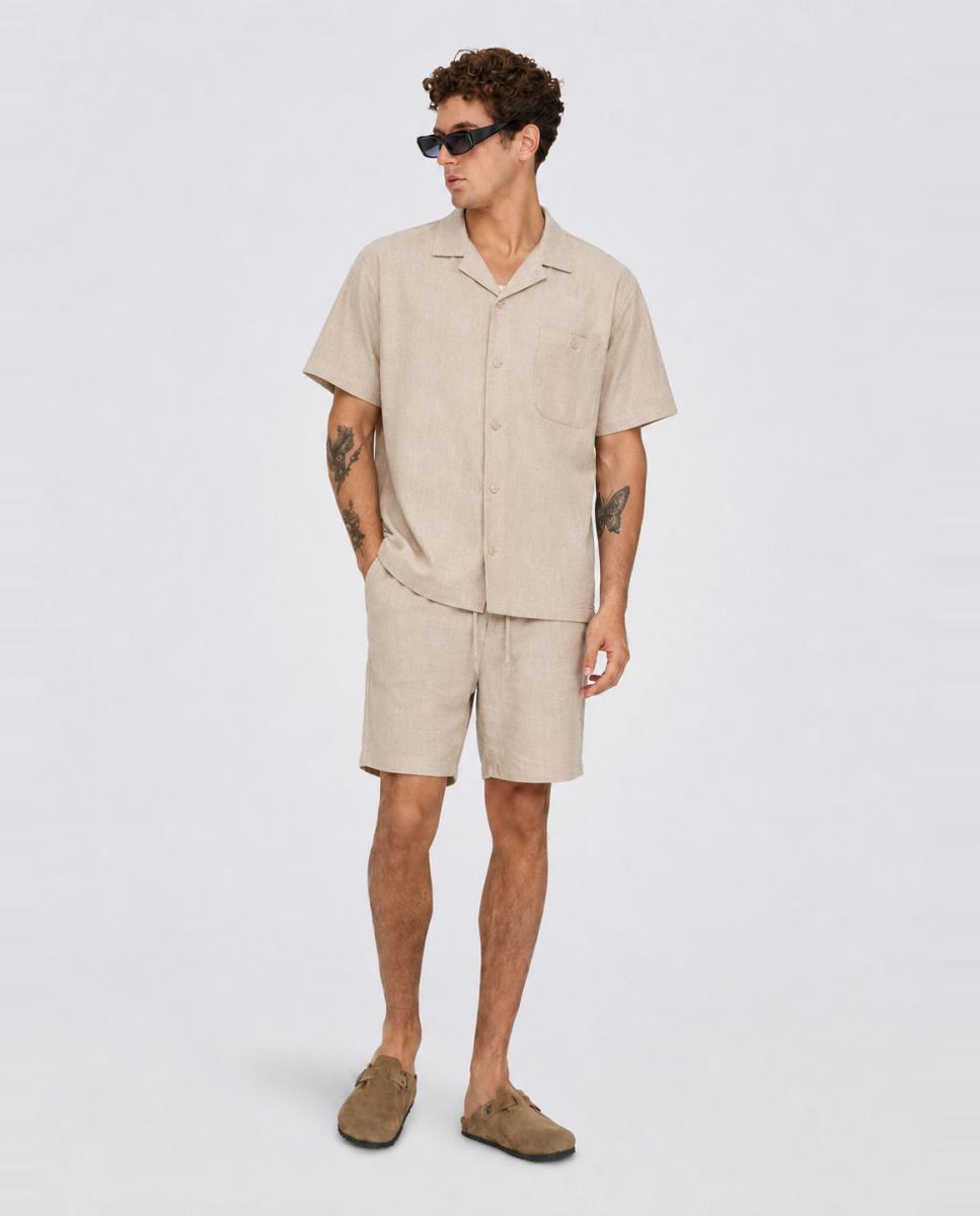 Imagem 0 de Camisa de Viscose com Manga Curta