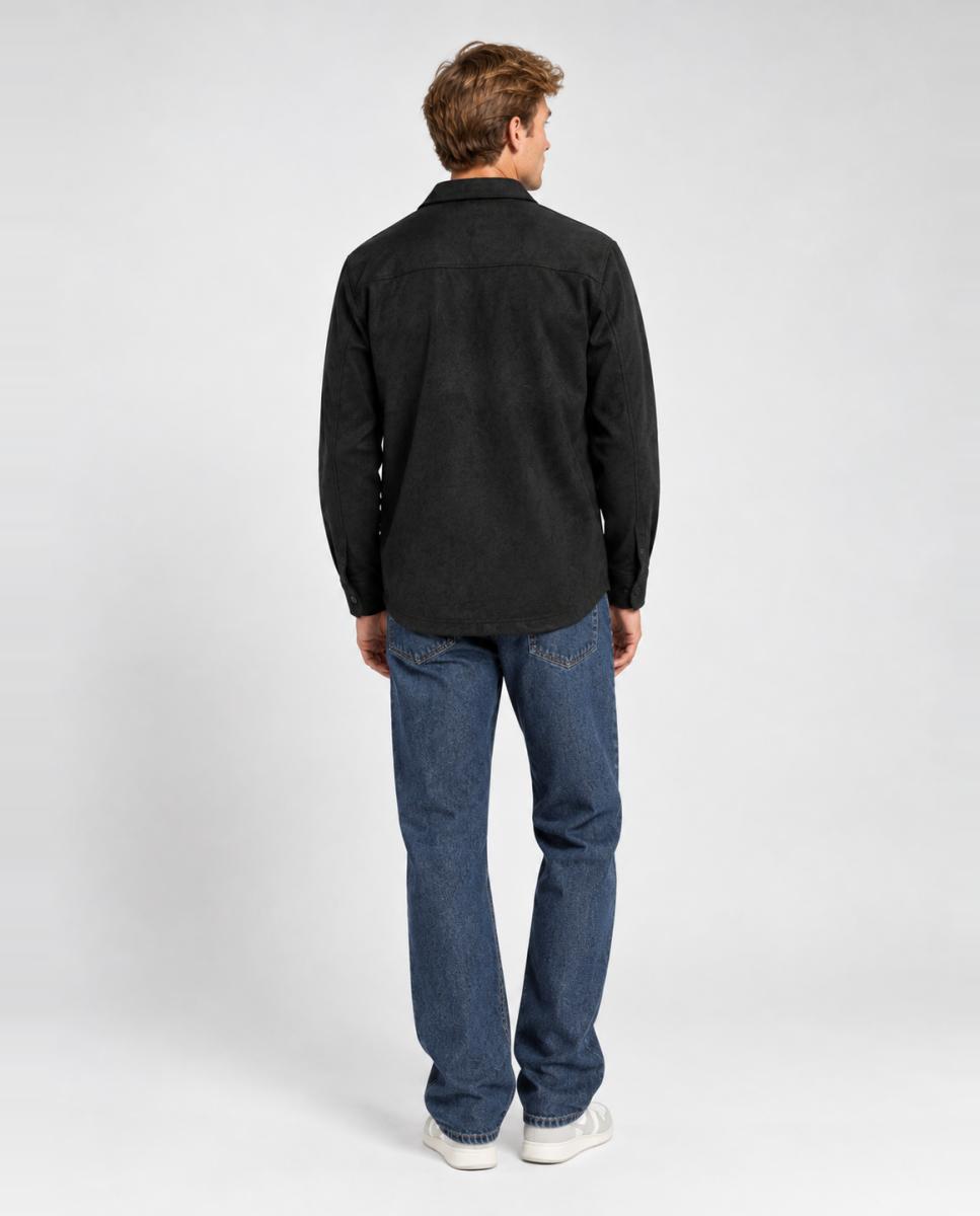 Sobrecamisa de hombre con bolsillos frontales - Only & Sons - Negro Negro-2