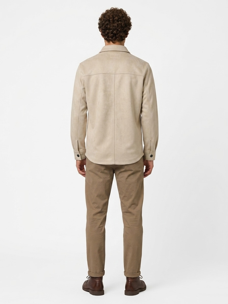 Sobrecamisa de hombre con bolsillos frontales - Only & Sons - Beige Beige-2