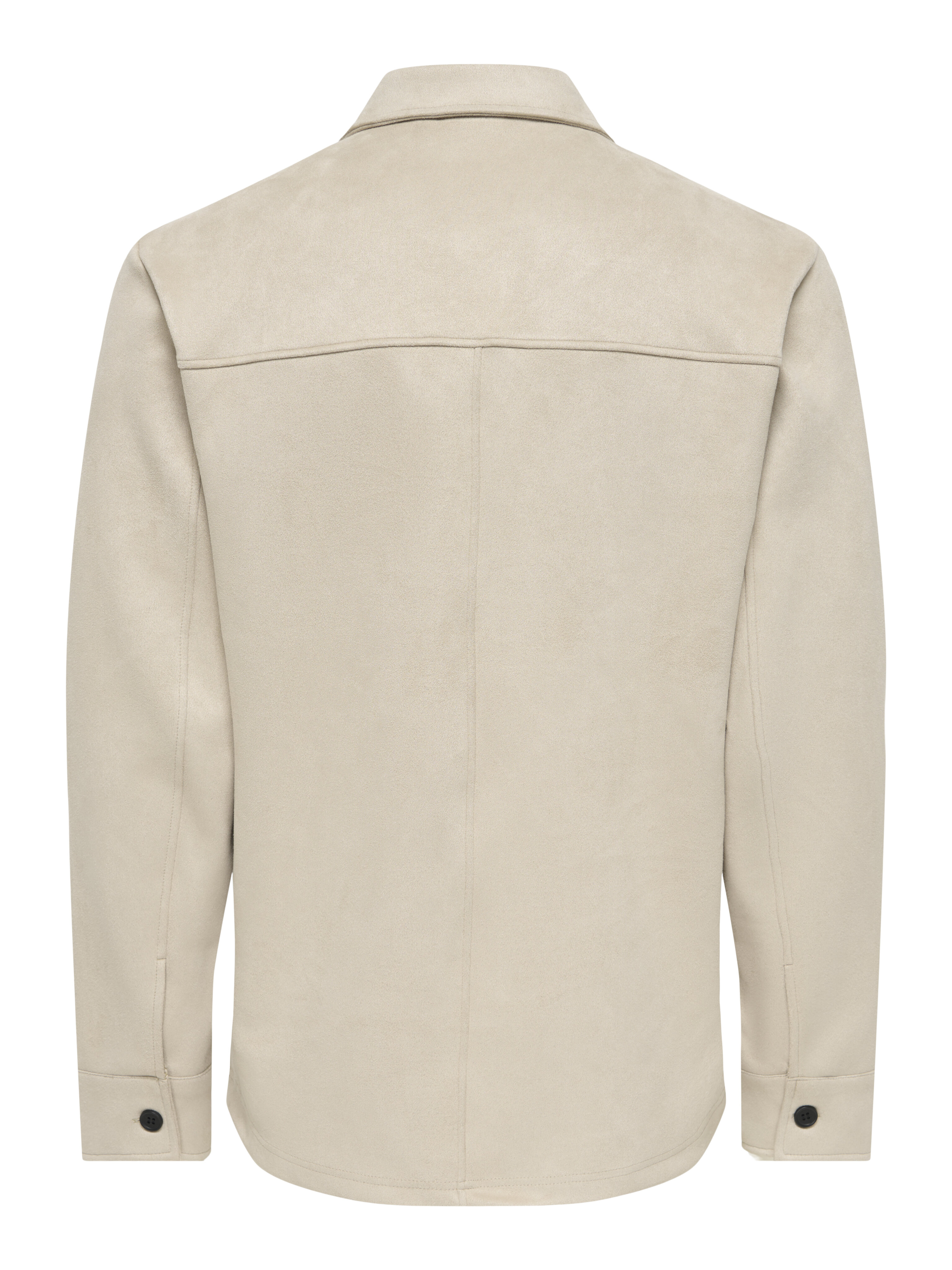 Sobrecamisa de hombre con bolsillos frontales - Only & Sons - Beige Beige-4