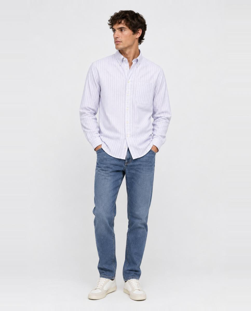 Camisa oxford de hombre - Only & Sons - Morado Morado-6