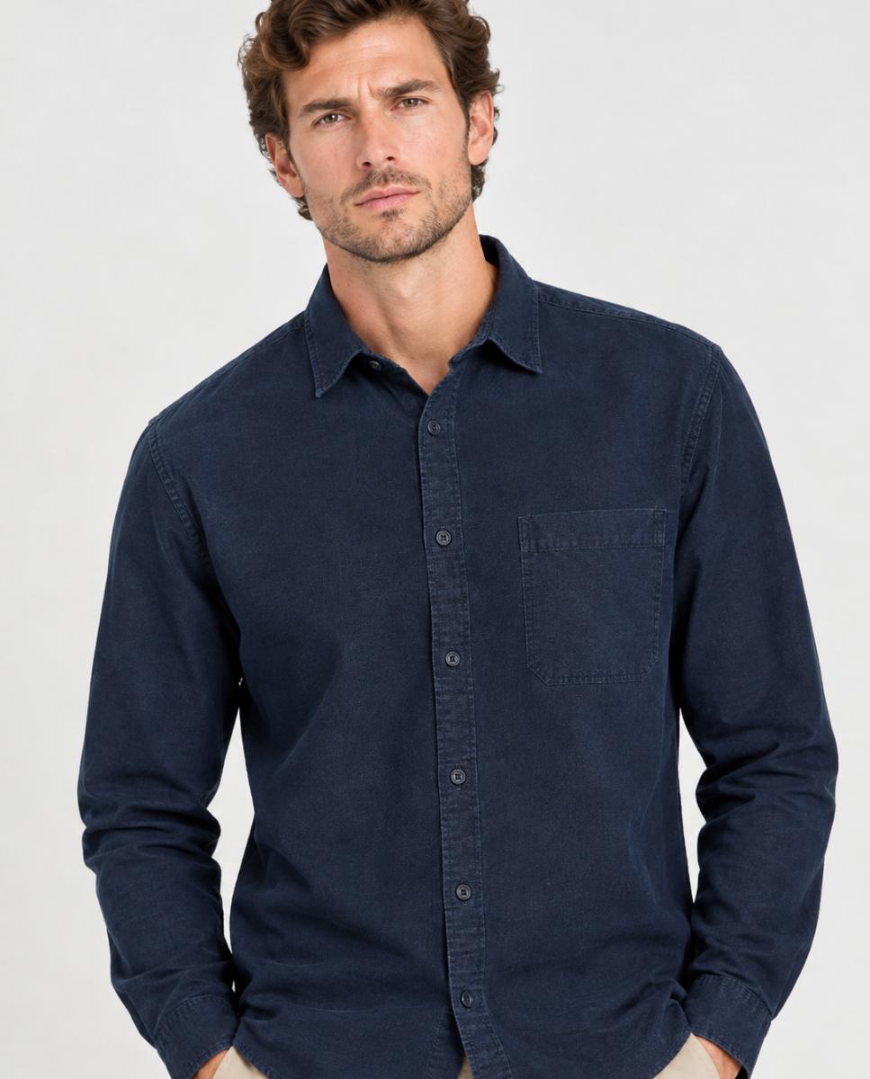 Imagem 0 de Camisa de Manga Comprida com Fecho de Botões