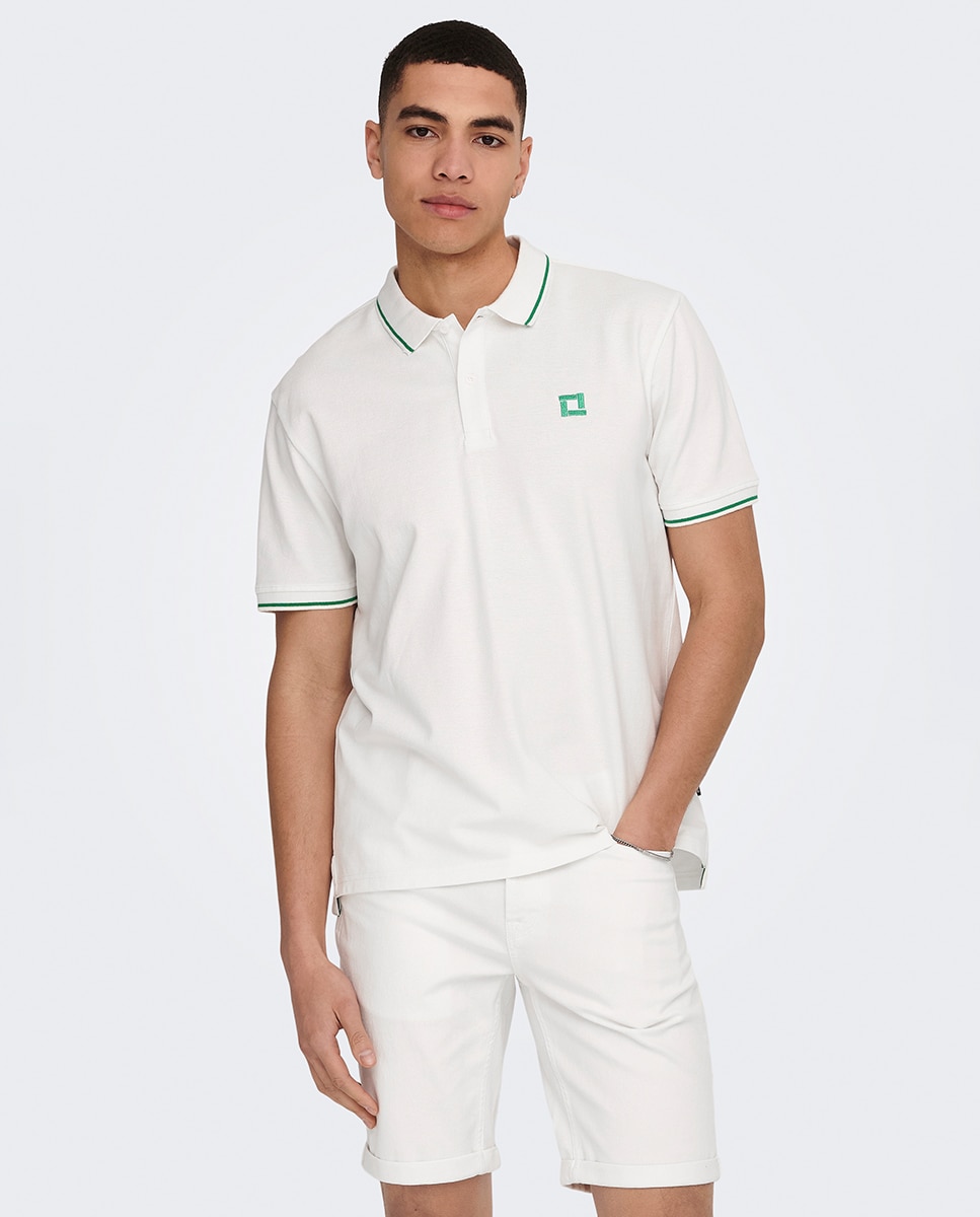 Imagem 0 de Polo Piqué Regular Fit com Manga Curta