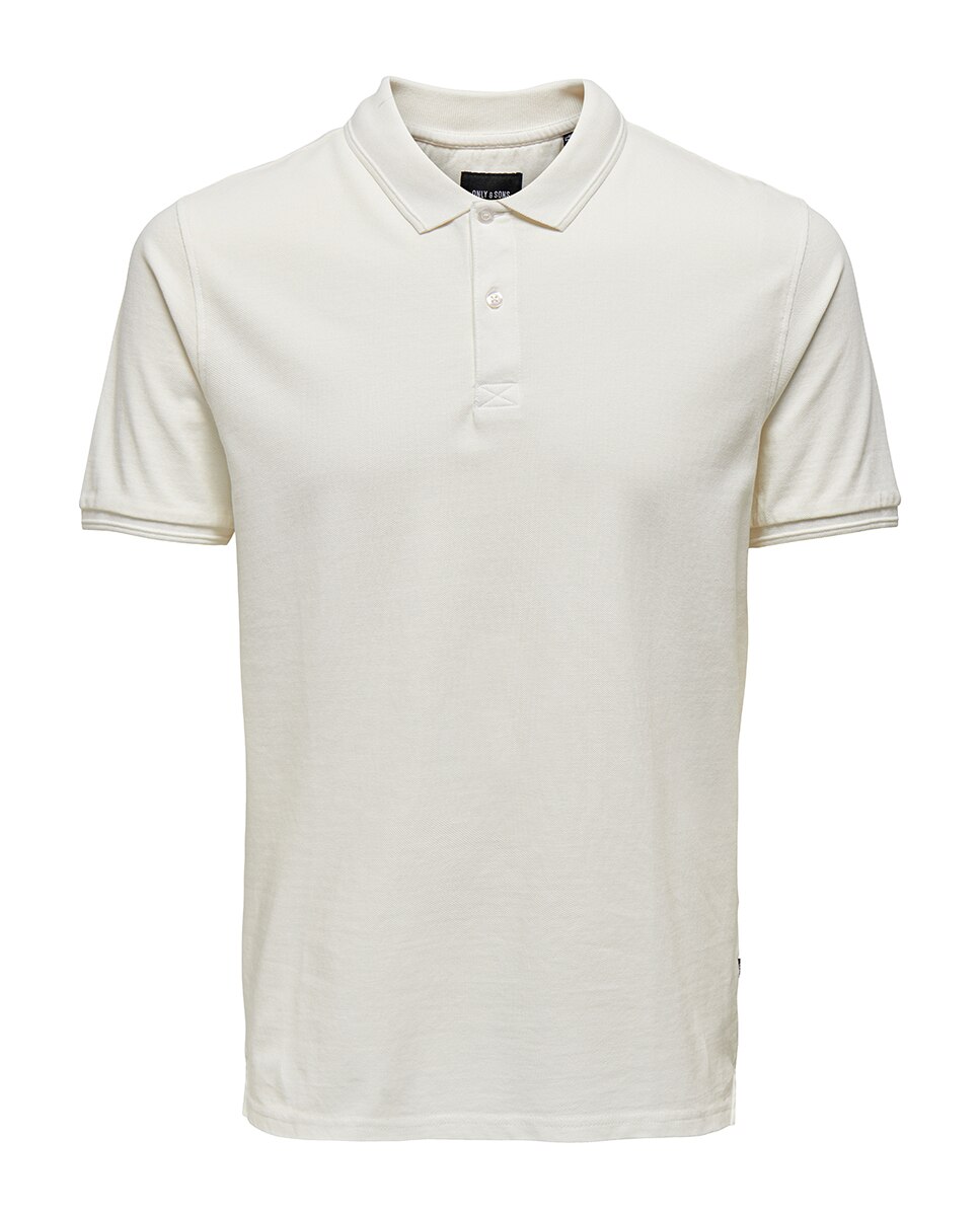 Polo Piqué Slim Fit 100% Algodão Branco-4