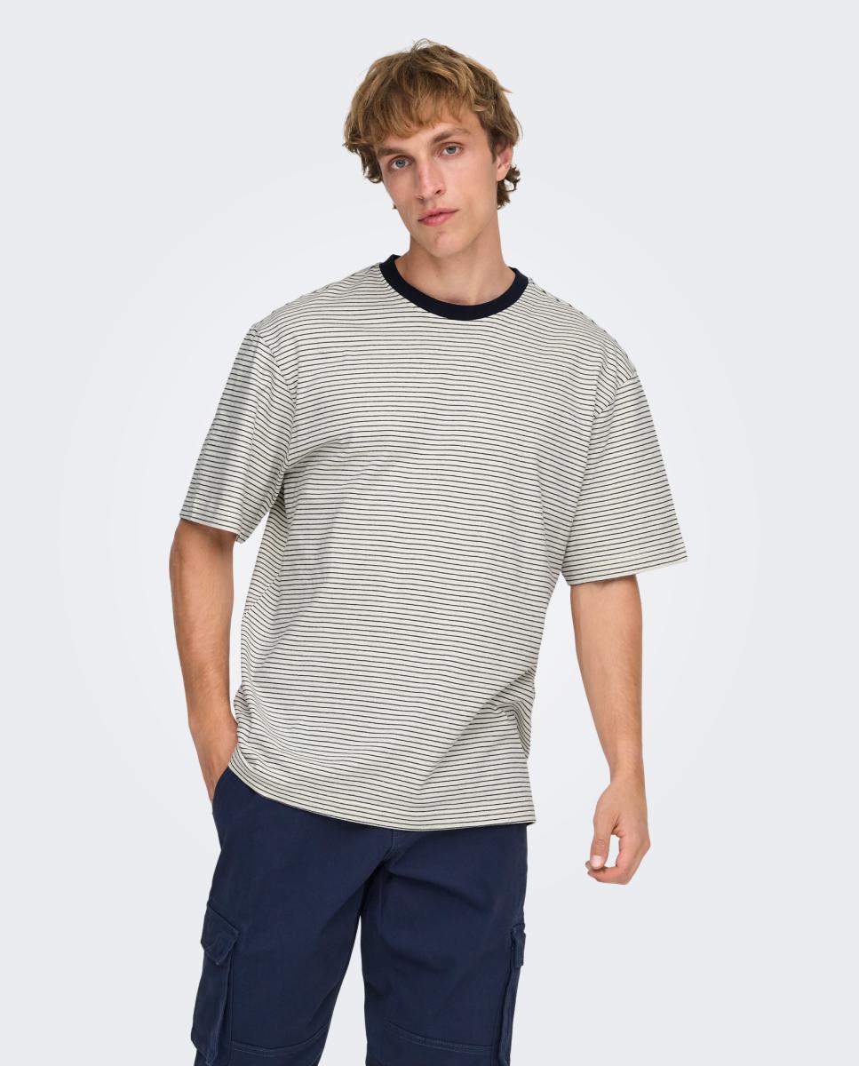 Imagem 0 de T-shirt Relaxed Fit 100% Algodão Orgânico com Manga Curta