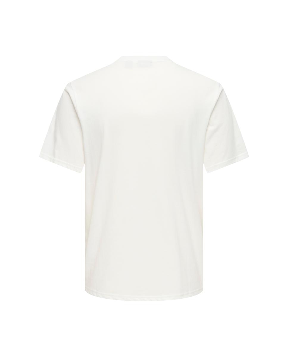 T-shirt Regular Fit Branco-4