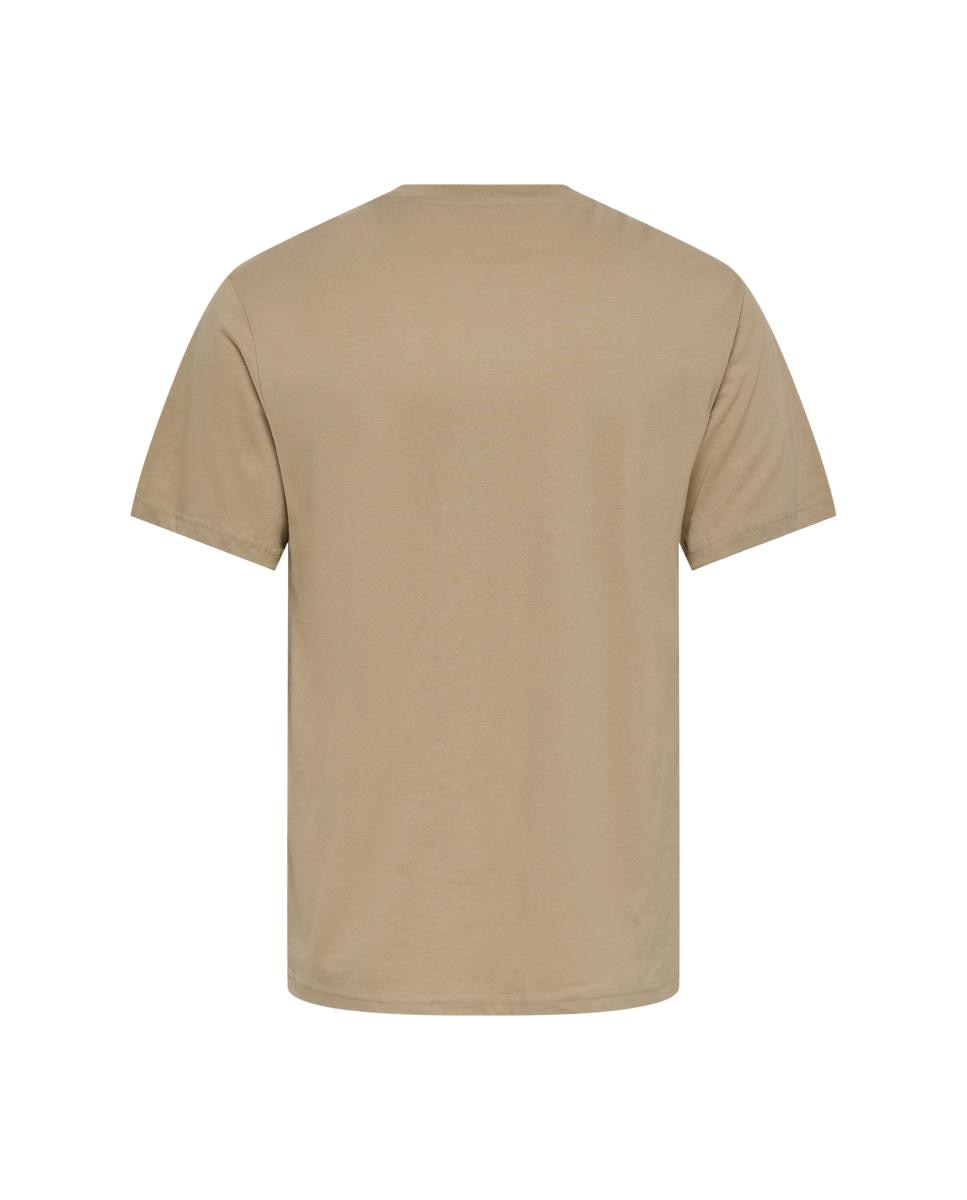 Camiseta de hombre de manga corta y detalle bordado - Only & Sons - Beige Beige-4