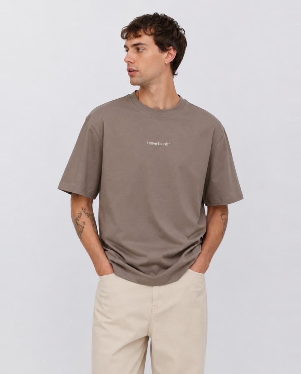 Camiseta de manga corta y detalle frontal - Only & Sons - Marrón Marrón-1
