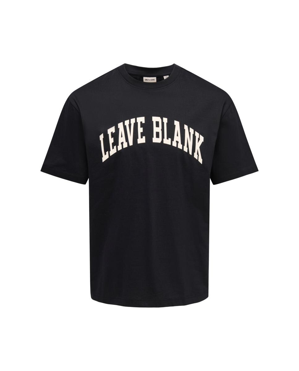 Camiseta de hombre con print delantero - Only & Sons - Gris Gris-4