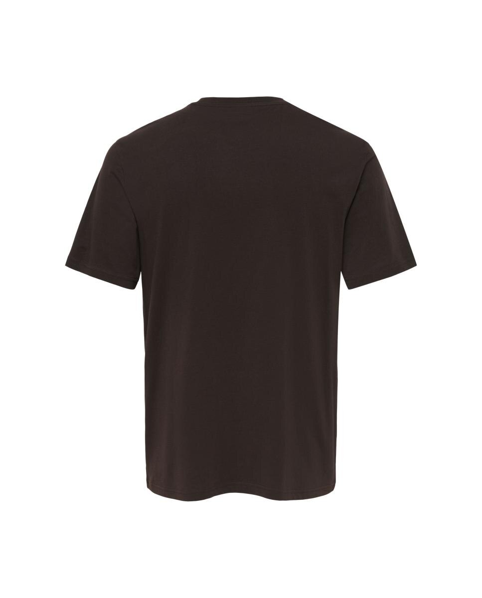 Camiseta de hombre de manga corta con detalle frontal - Only & Sons - Marrón oscuro Marrón oscuro-3