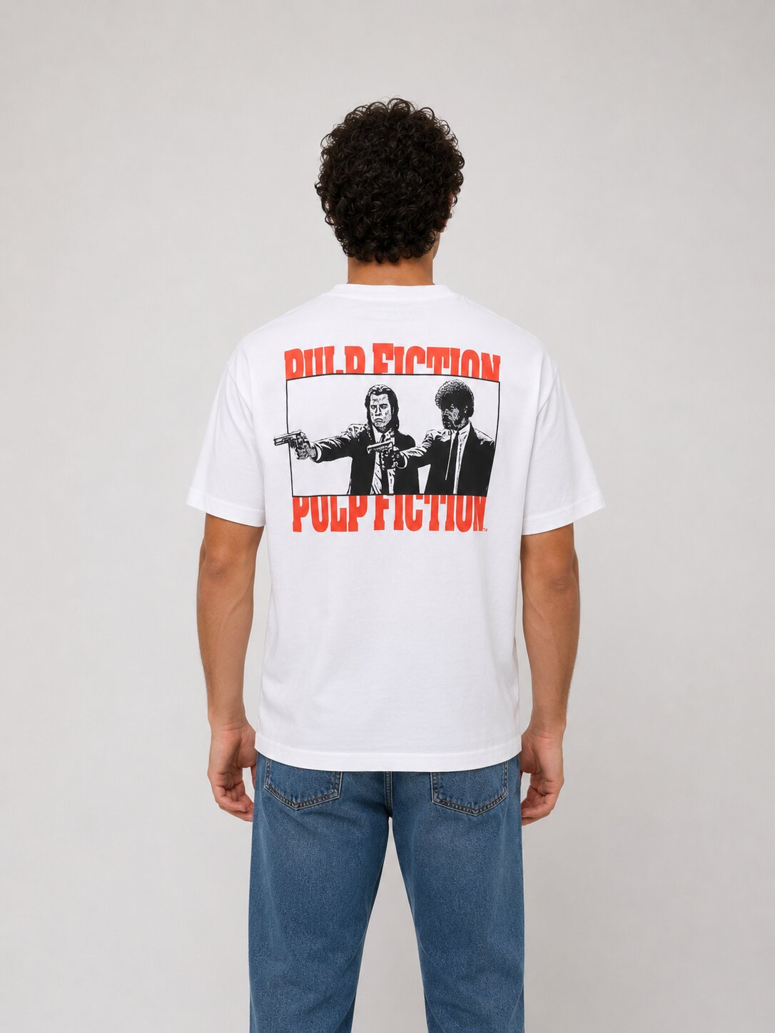 T-shirt Licensed de Pulp Fiction Branco-2