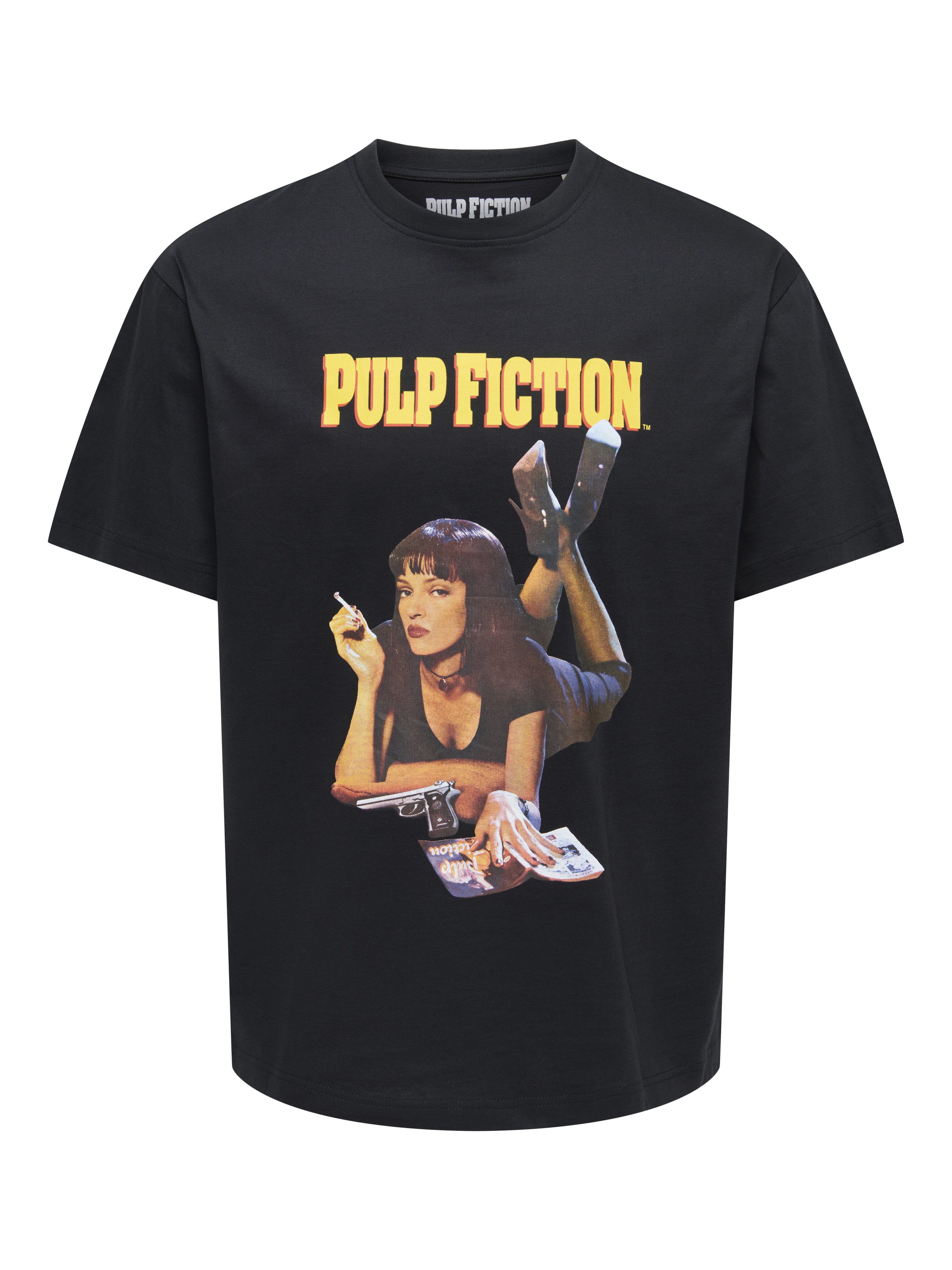 T-shirt Licensed de Pulp Fiction Preto-4