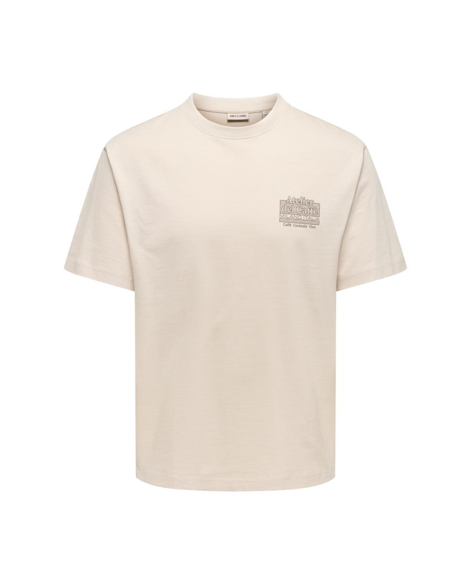Imagem 0 de T-shirt com Decote Redondo e Detalhe na Frente