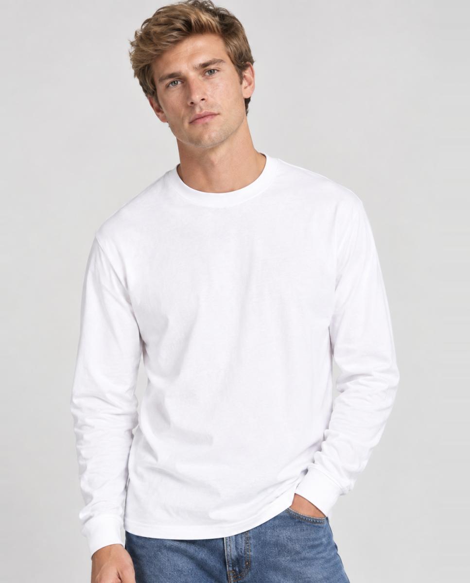 Imagen 1 de Camiseta de hombre de manga larga Blanco