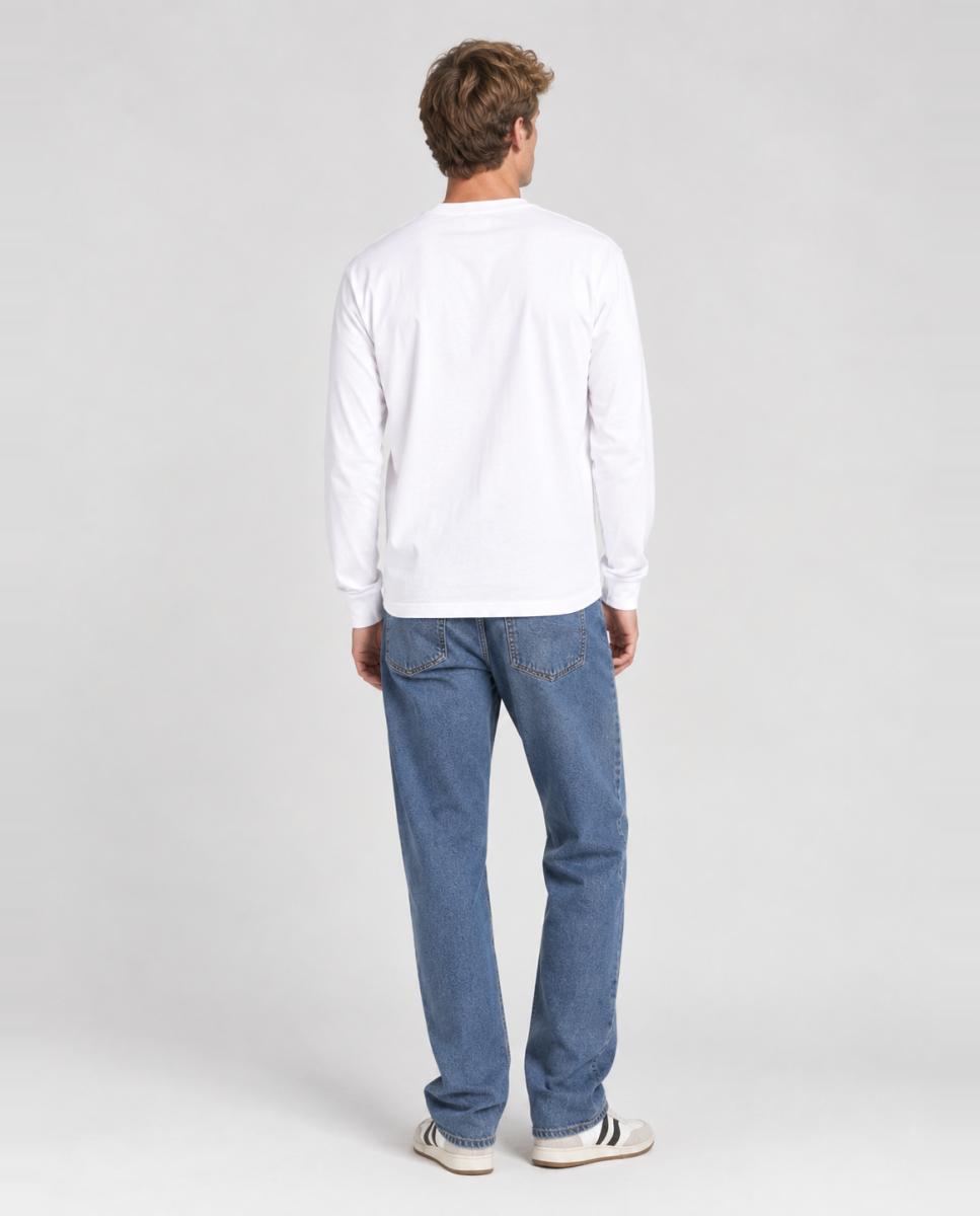 Imagen 2 de Camiseta de hombre de manga larga - Only & Sons - Blanco Blanco