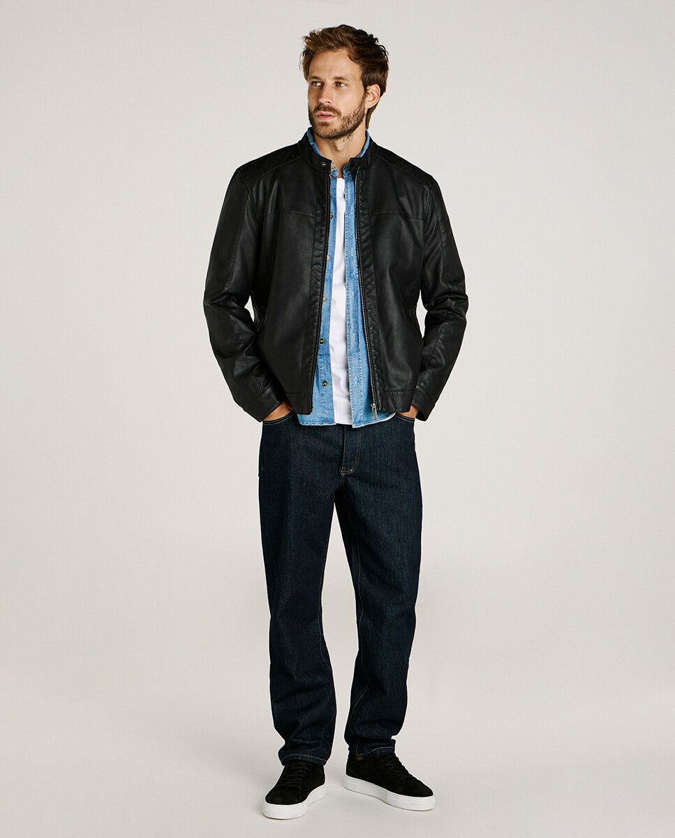 Blusão Biker Preto-7