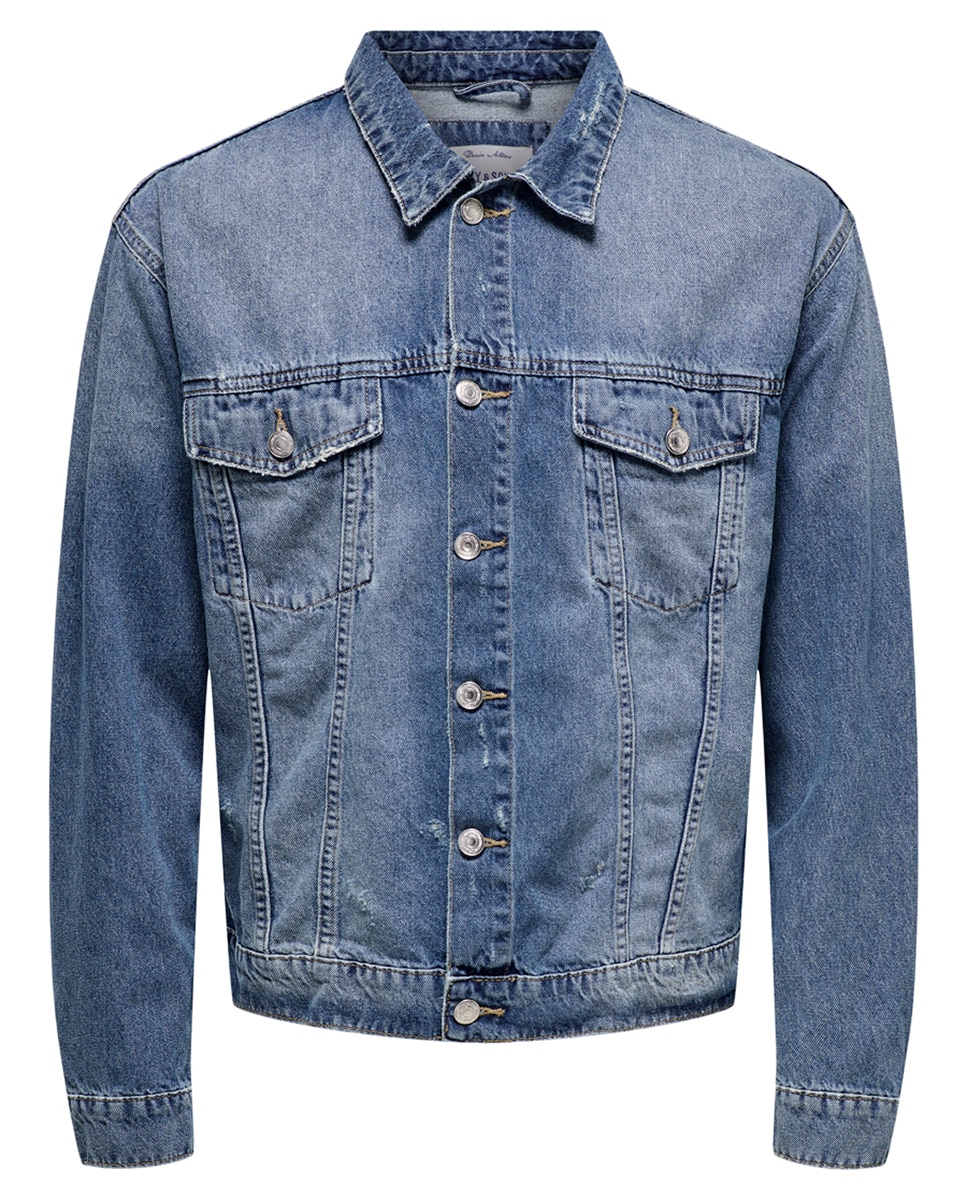 Blusão Regular Fit 100% Algodão Azul-6