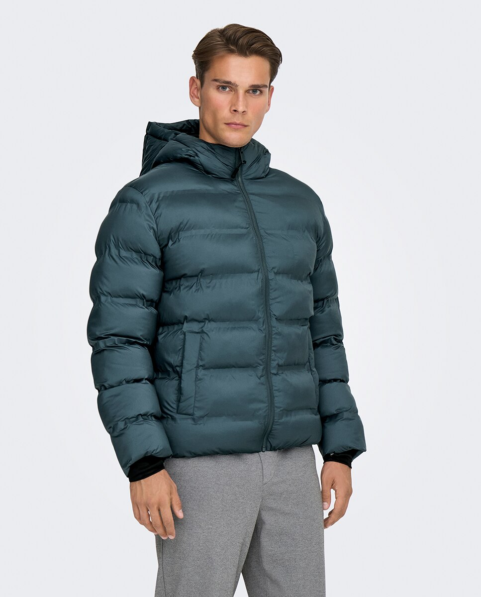Imagem 0 de Sobretudo Acolchoado Regular Fit