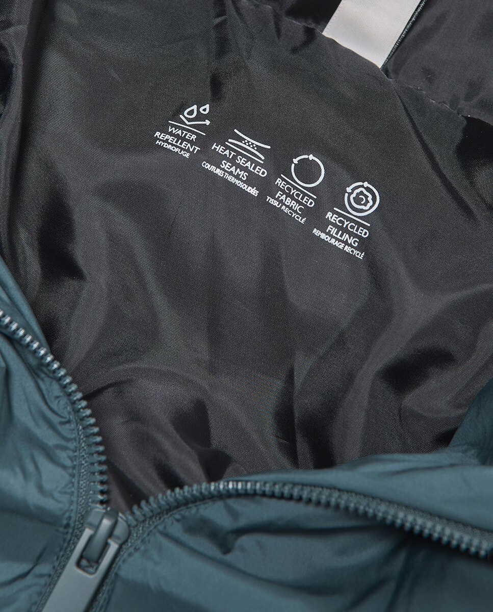 Sobretudo Acolchoado Regular Fit Azul-índigo-6