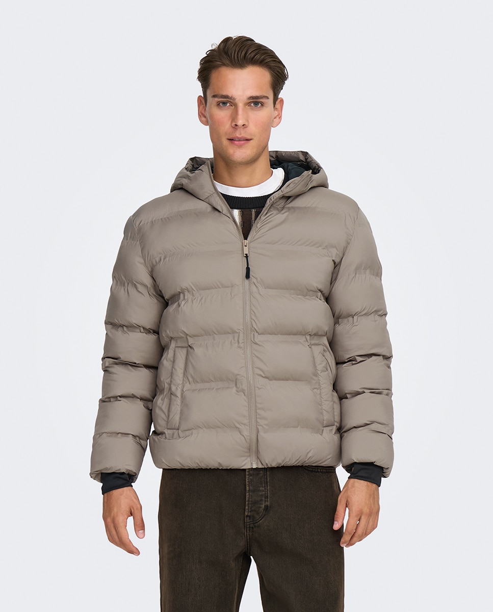 Imagem 0 de Sobretudo Acolchoado Regular Fit
